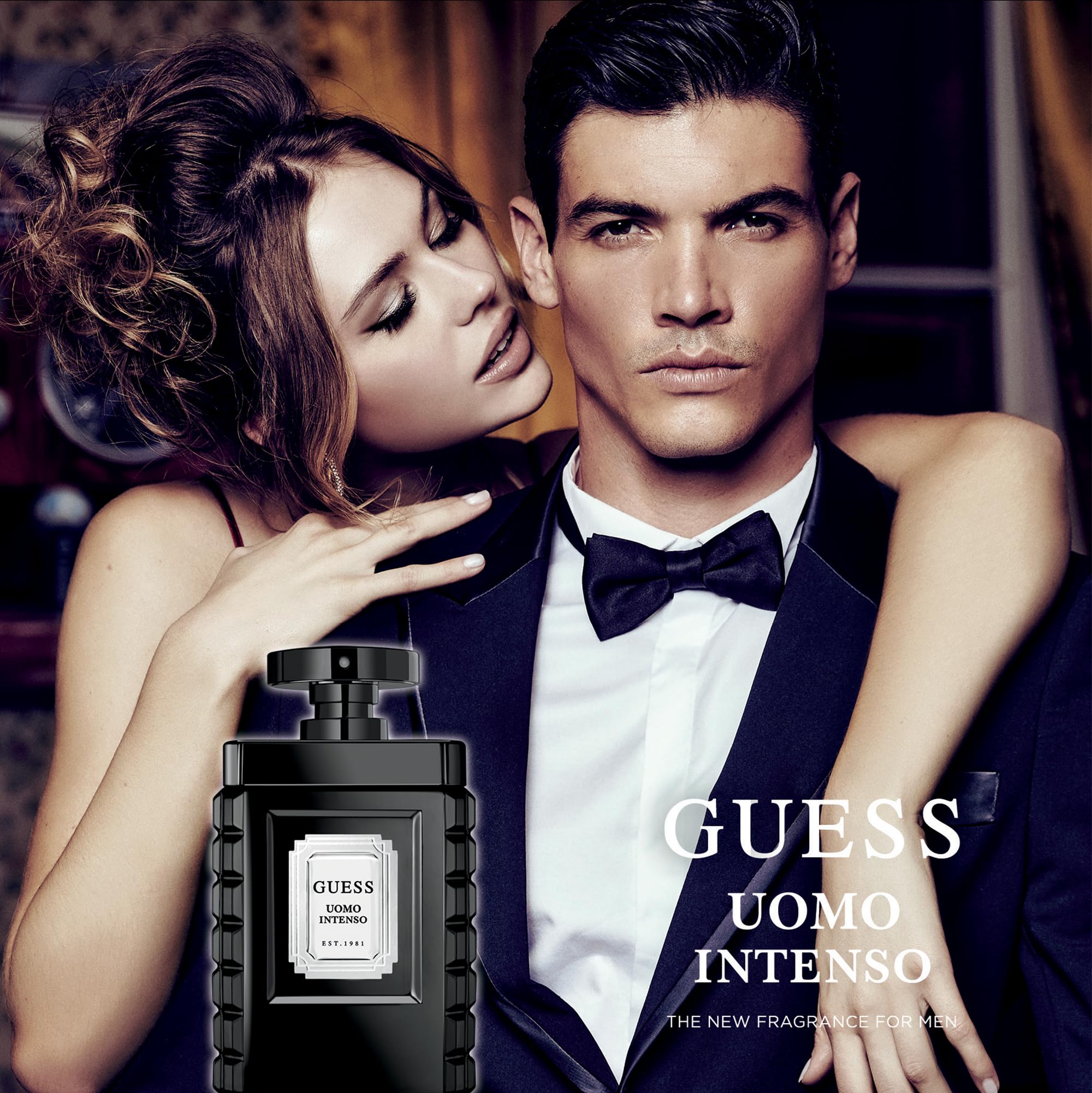 GUESS Uomo Intenso Eau de Parfum Cologne Spray for Men, 1.7 Fl. Oz.
