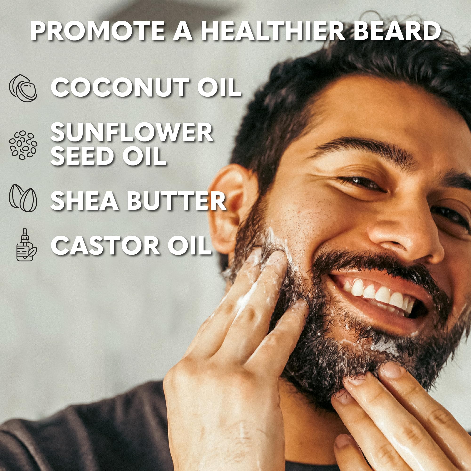 Beard Club Original Premium Beard Shampoo - Natural & Nourishing Formula For Soft, Clean & Healthy Facial Hair - Gentle On Skin