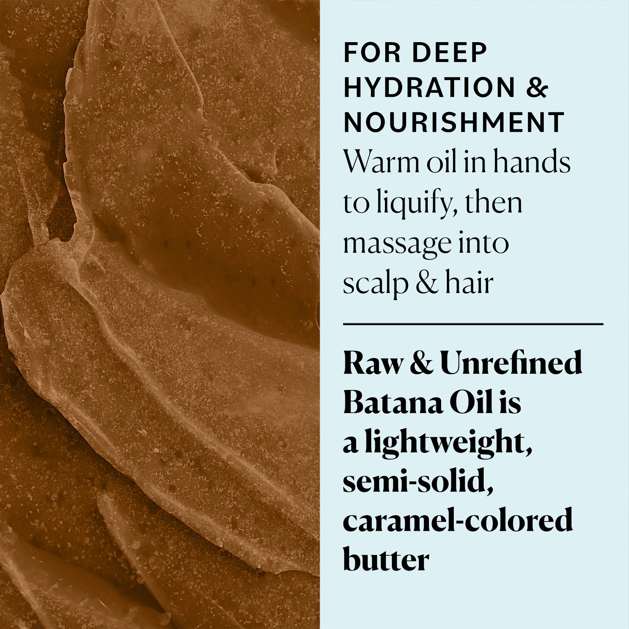 Sky Organics Batana Oil - 100% Raw & Unrefined Hair & Scalp Nourishment, 4 fl oz, Vegan, Brown