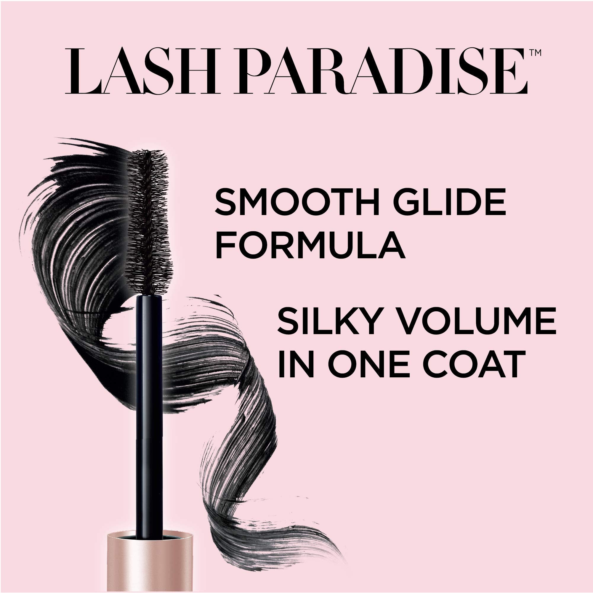 L'Oreal Paris Voluminous Lash Paradise Waterproof Mascara, Volumizing, Lengthening and Thickening Eye Makeup For Fuller-Looking