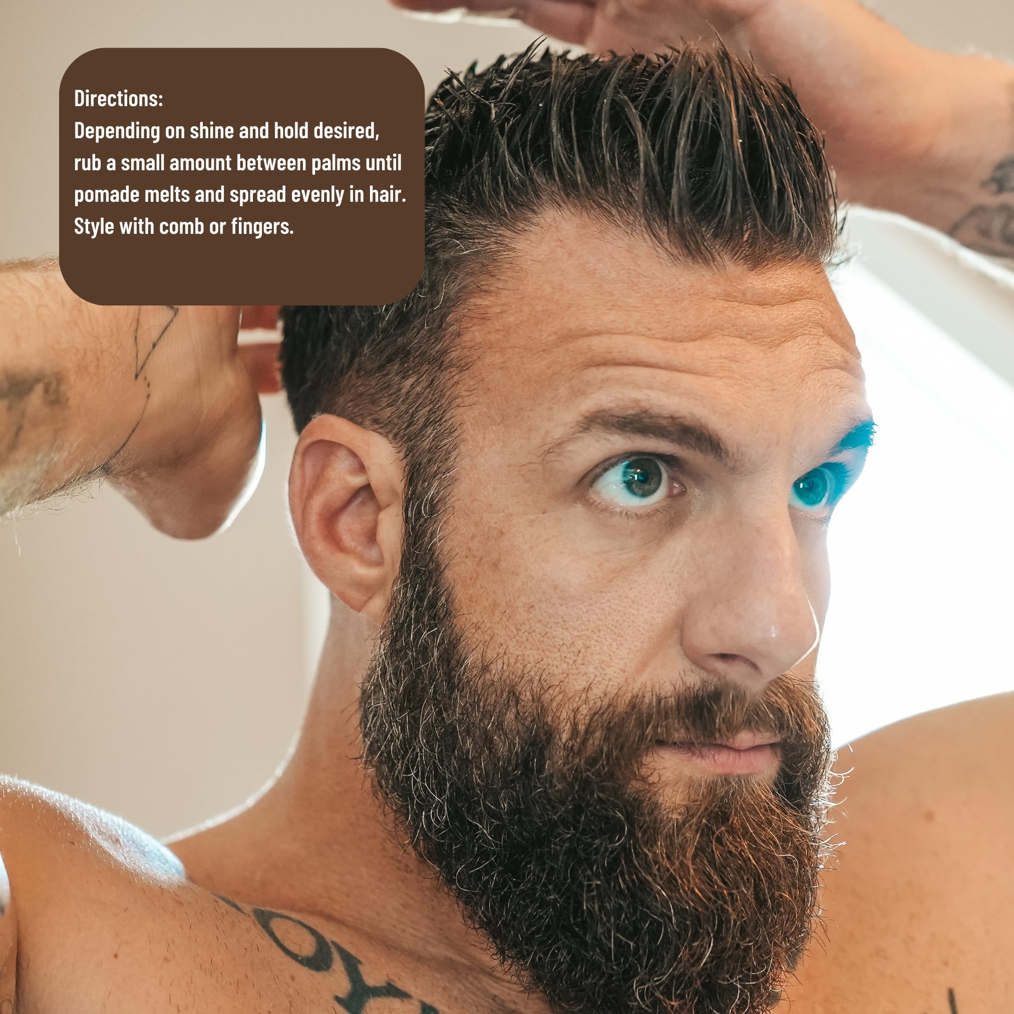 Johnny Slicks Original Oil Based Pomade - Organic Hair Pomade For Men With Low To Medium Hold - Promotes Healthy Hair Growth And