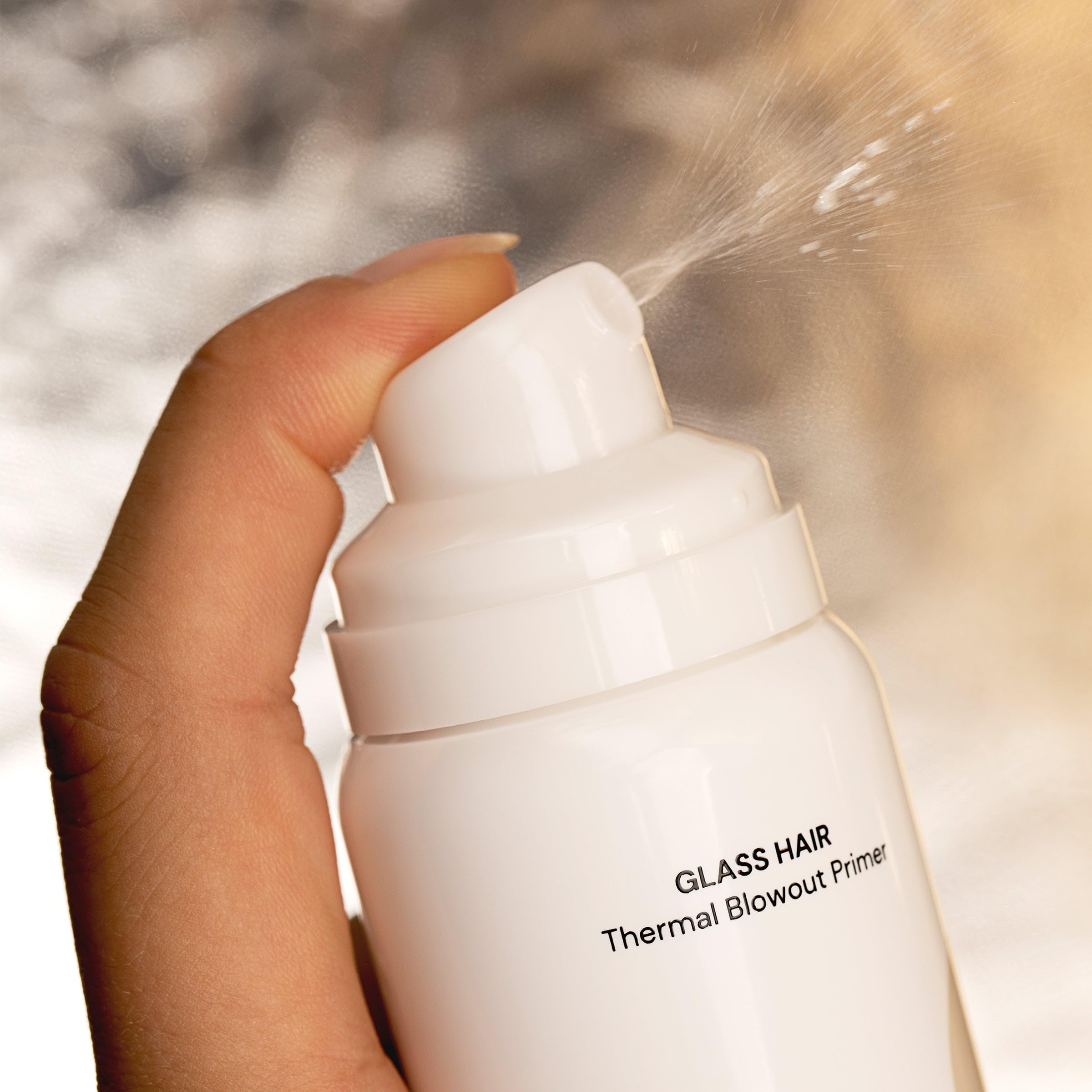 L'ANGE HAIR Glass Hair Thermal Blowout Primer - Heat-Activated, Lightweight, Humidity-Resistant, 5 Fl Oz