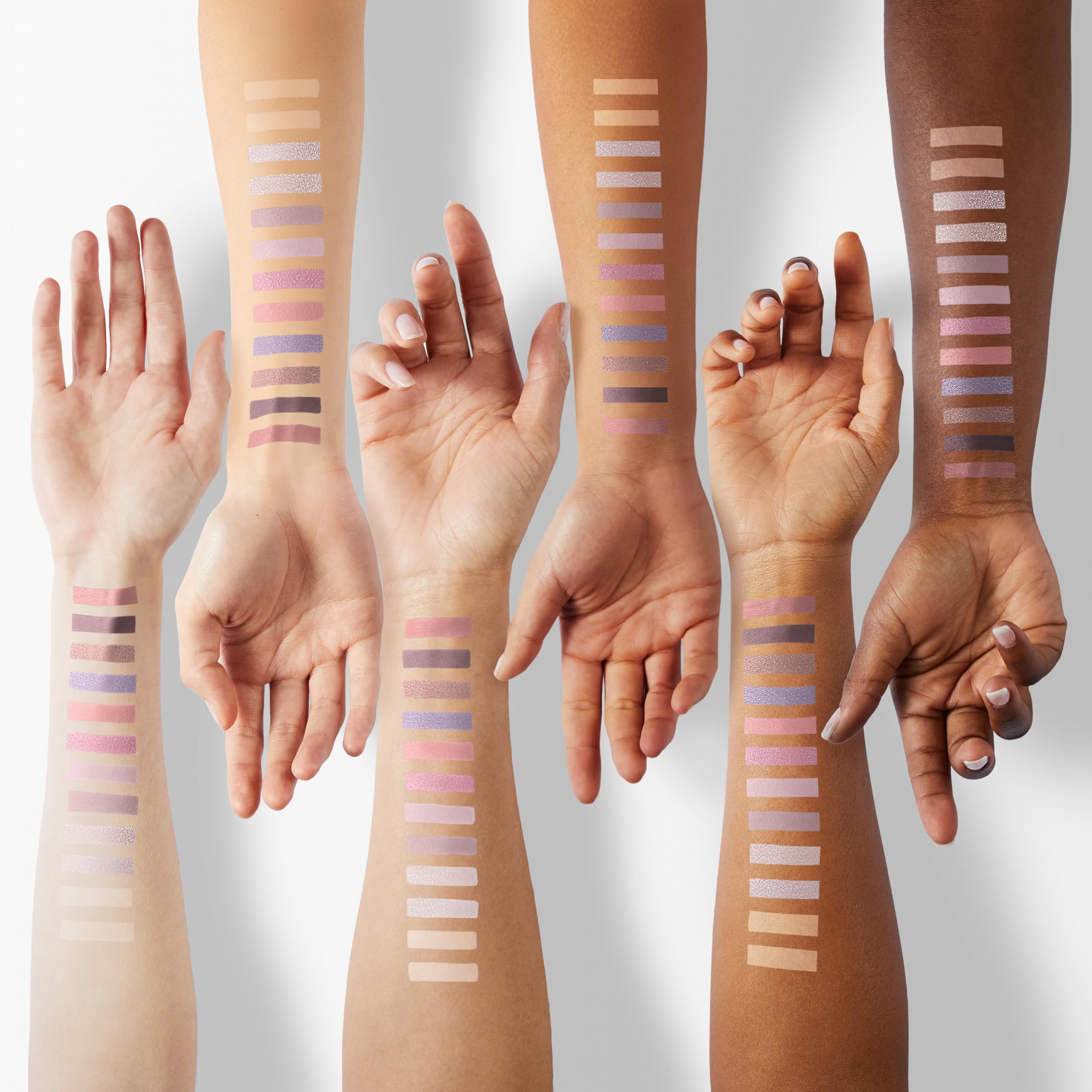 Go Ho 10 Colors Eyeshadow Palette,Matte&Glitter Eyeshadow Makeup,High Pigmented Shades,Naturing-Looking, High Pigment Waterproof