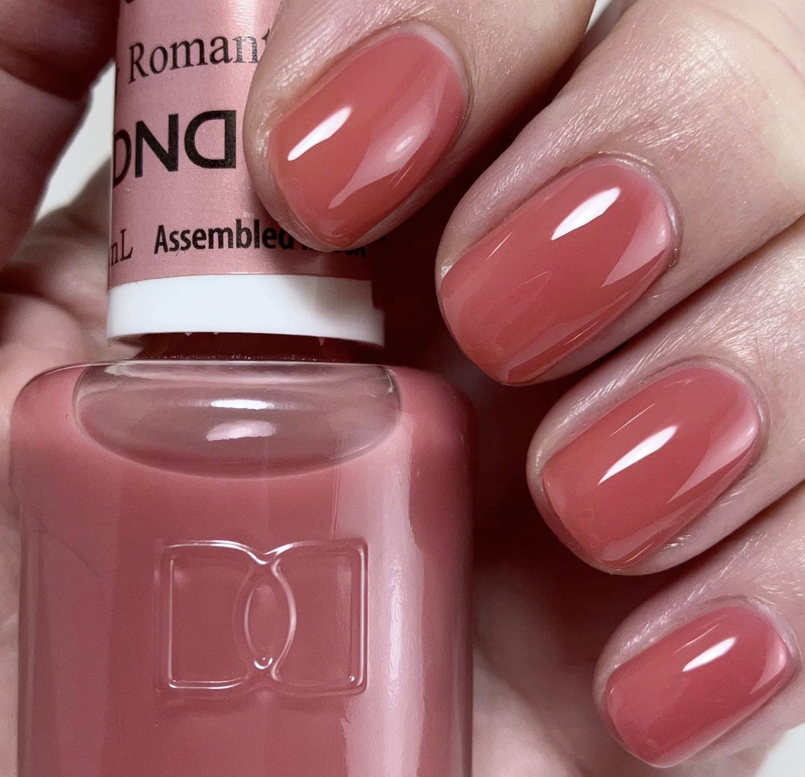 Dnd Gel Polish Set, Sheer Collection, Uv/Led Gel Polish And Air Dry Nail Lacquer, Matching Chip-Free Polish Duo, 890 Romantic Lo