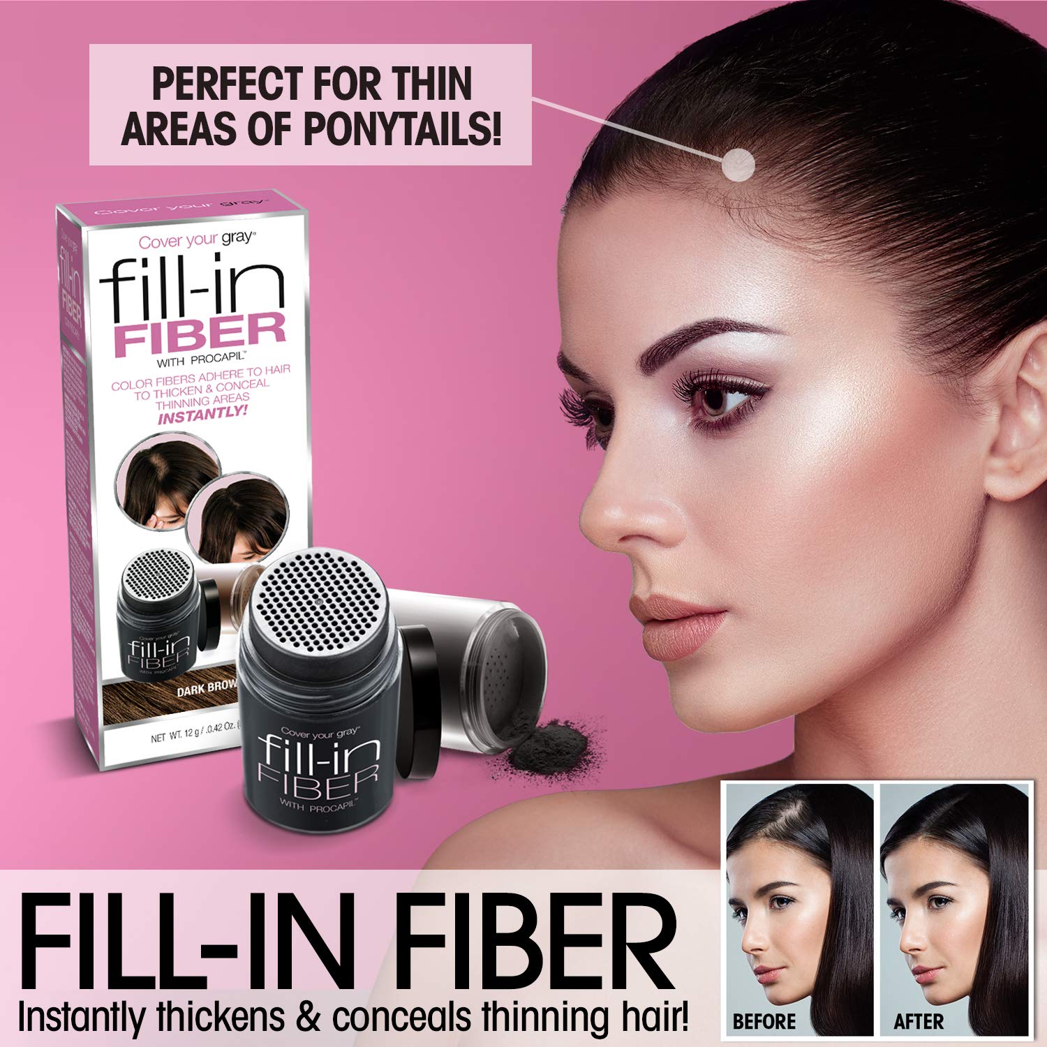 Cover Your Gray Waterproof Hair Color Touch-Up Pencil - Medium Brown