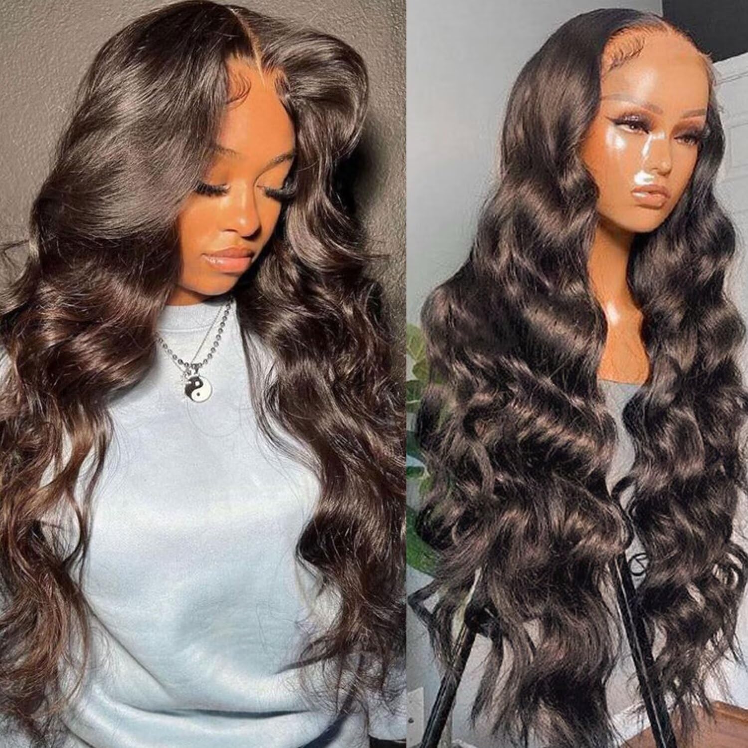 Lemoda 12A Malaysian Body Wave 13x4 Full Lace Frontal Virgin Human Hair Wigs Body Wave HD Transparent Lace Front Wig 28Inch Unpr