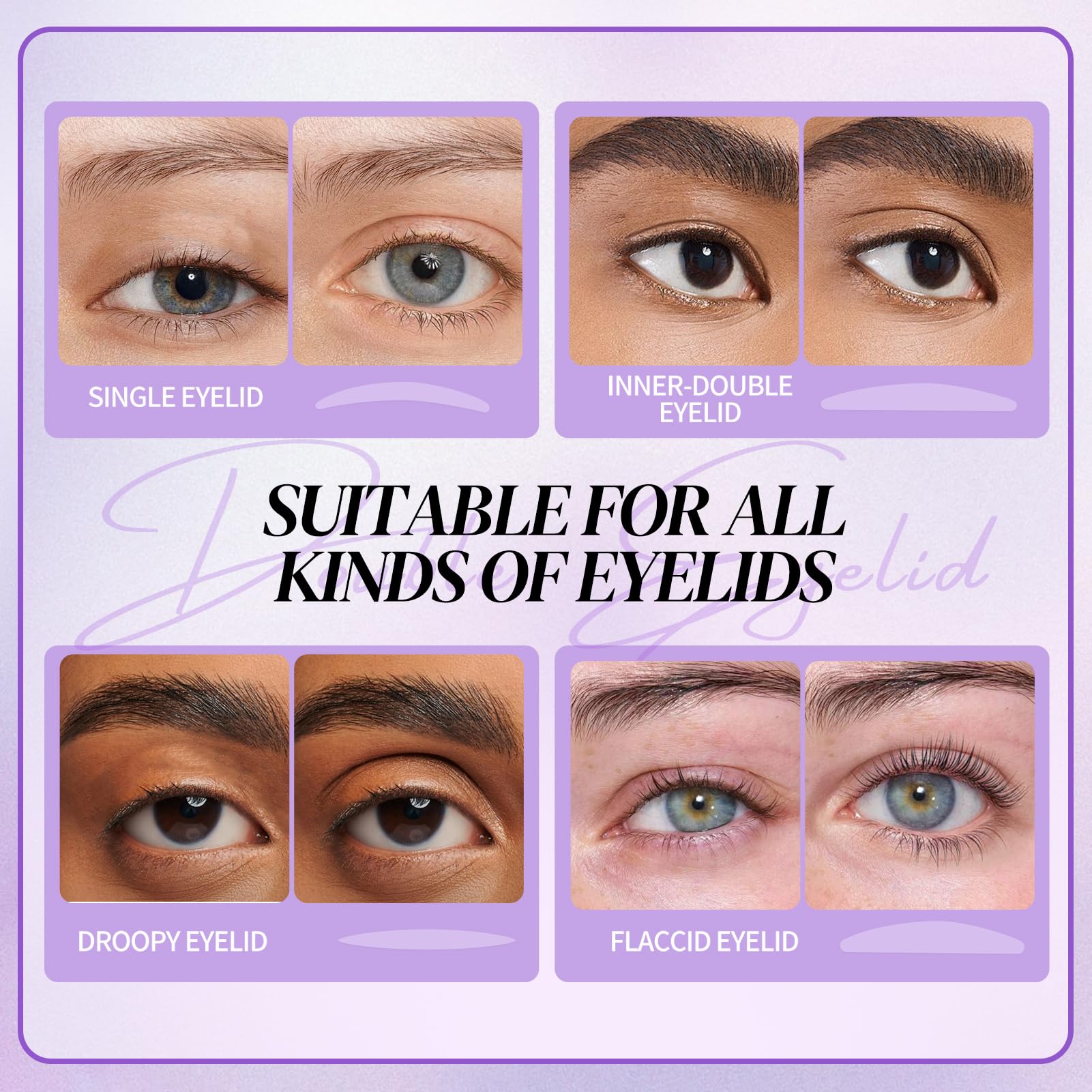 Eyelid Tape 1000 Pcs Eyelid Lifter Strips Double Eyelid Tape Invisible Slim Single-Sided Eyelid Tapes Stickers Instant Eyelid Li