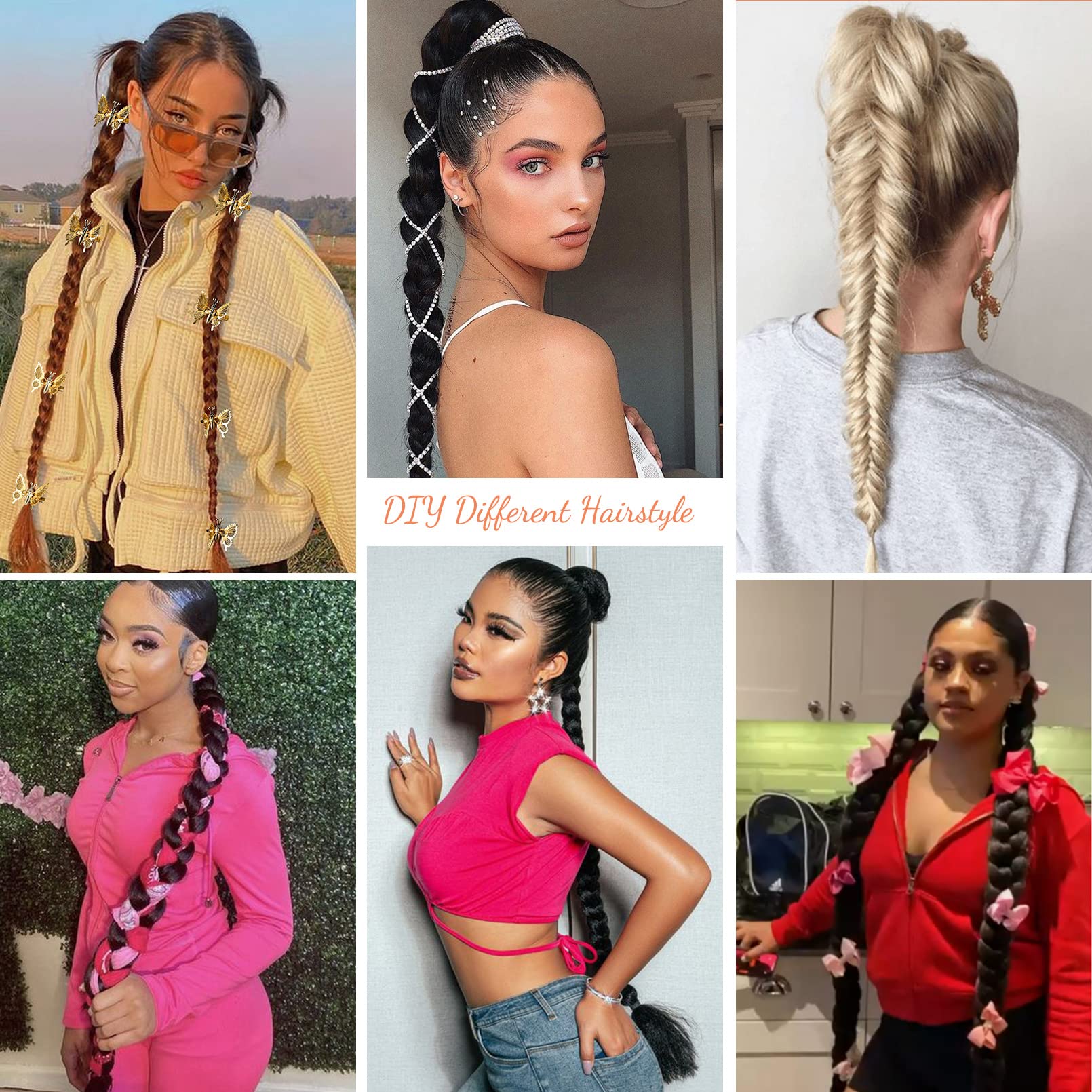 Seikea Upgraded Long Braid Ponytail Extension With Elastic Tie Straight Sleek Wrap Around Braid Hair Extensions Ponytail Dark Ch