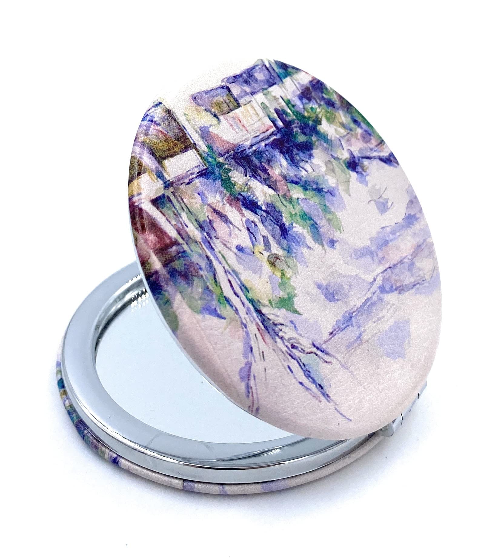 Aeisage Compact Mirror White Pocket Mirror Bulk For Kids Small Travel Mirror Paul Cezanne Art Print Unique Makeup Gift For Girls