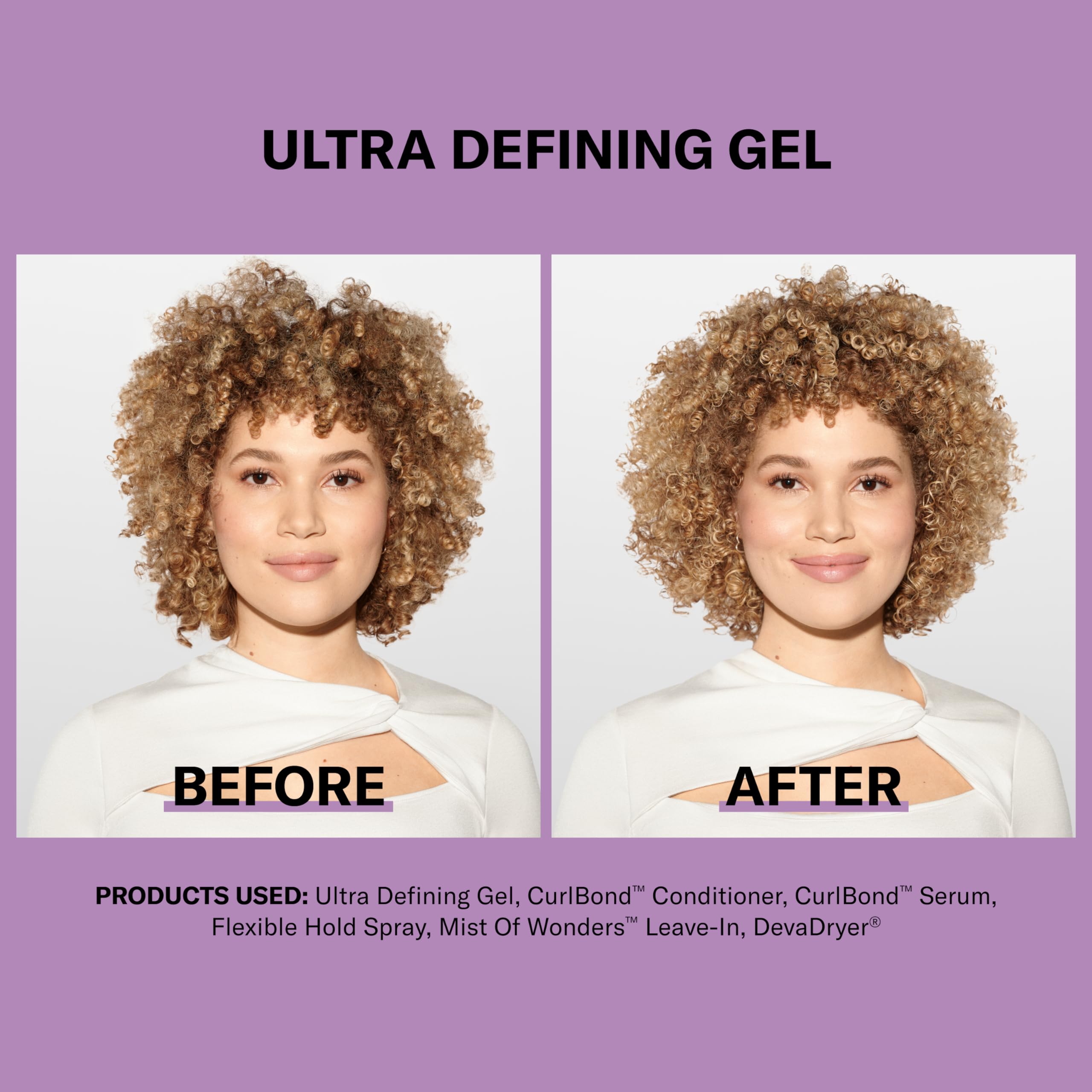DevaCurl Ultra Defining Gel Strong Hold No-Crunch Styler, Bright Breeze, 32 fl. oz.