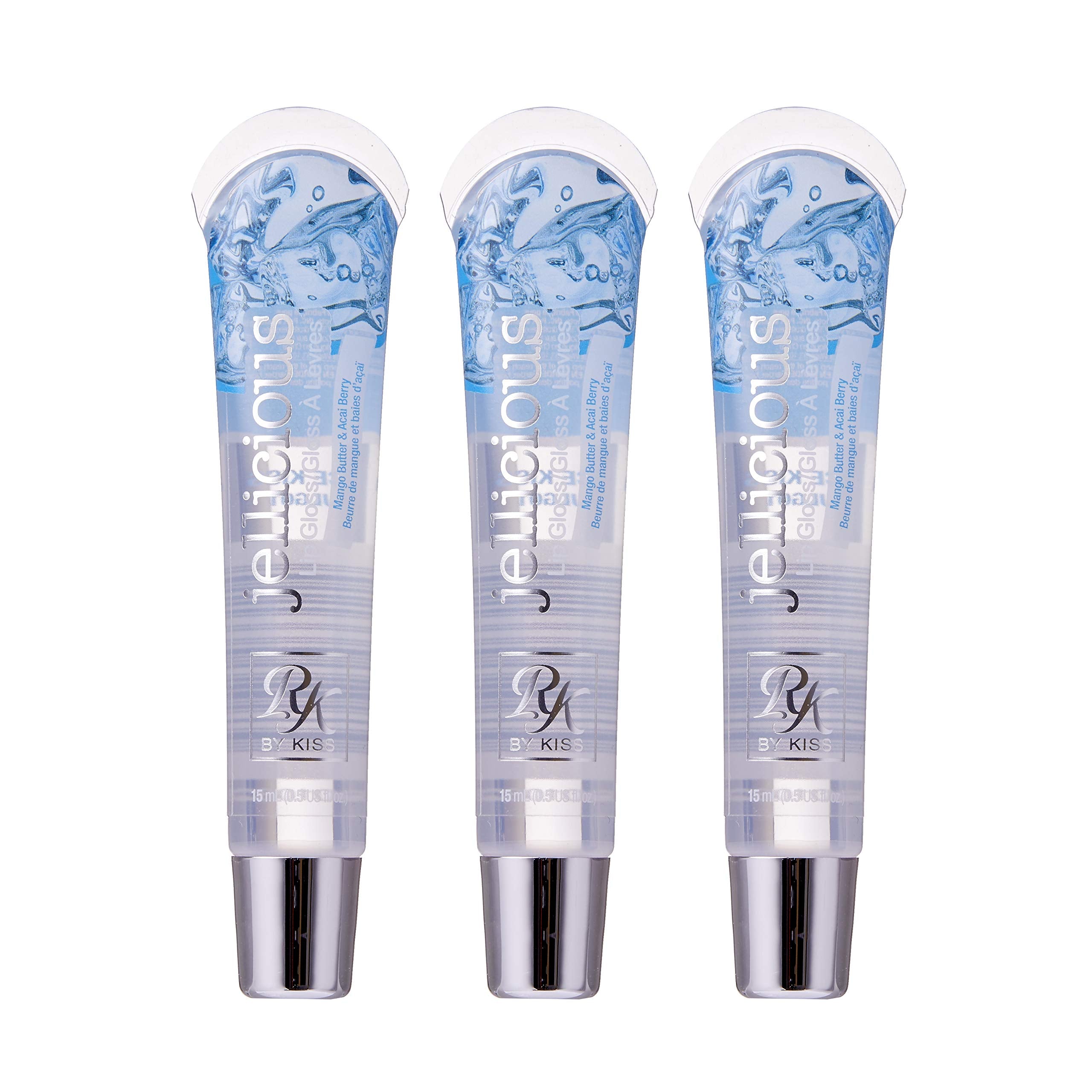 Ruby Kisses Jellicious Mouth Watering Lip Gloss Jlg01 (3 Packs)