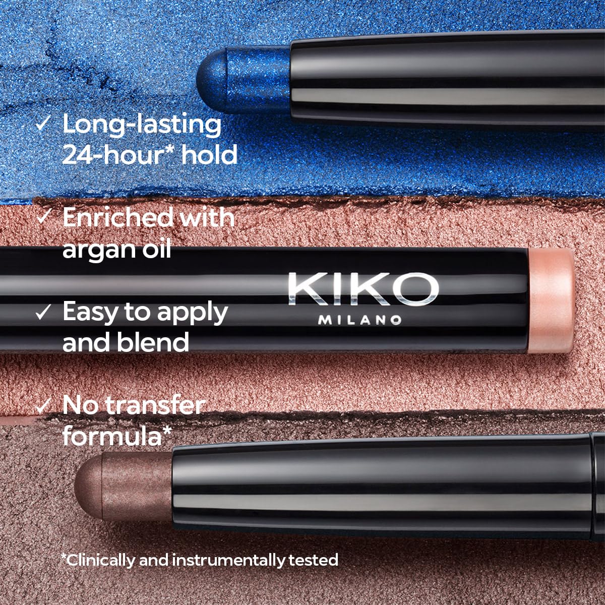 KIKO MILANO - New Long Lasting Eyeshadow Stick 26 Stick format eyeshadow with a creamy formula and extreme hold