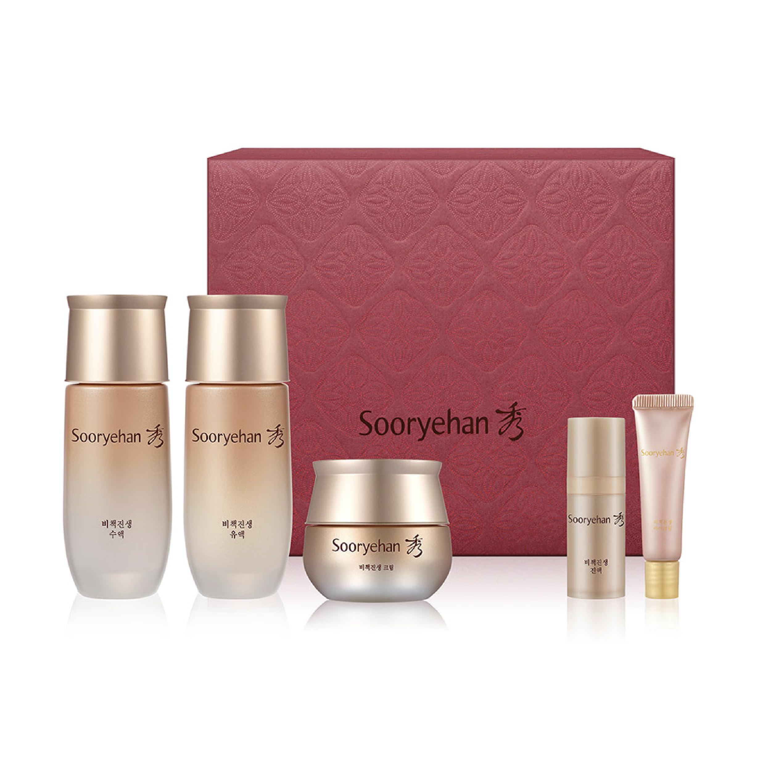 Sooryehan Bichaek True-Rejuvenating Skincare Set (206 Ml/6.97 Fl Oz) - Radiant And Firm Skin, Skin Elasticity By Lg Beauty. Kore
