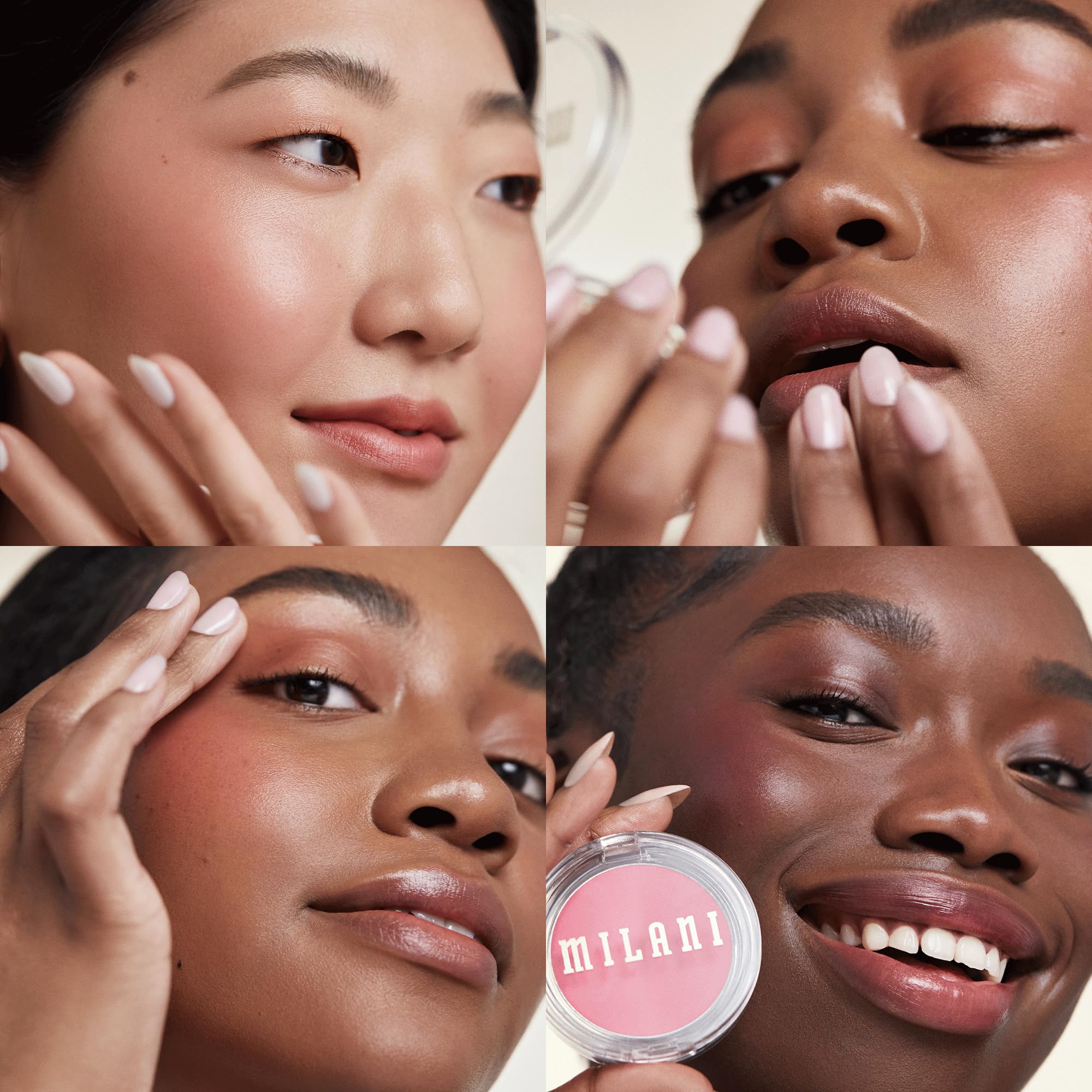 Milani Cheek Kiss Cream Blush- Cream To Gel Blush For Cheek And Lip Tint