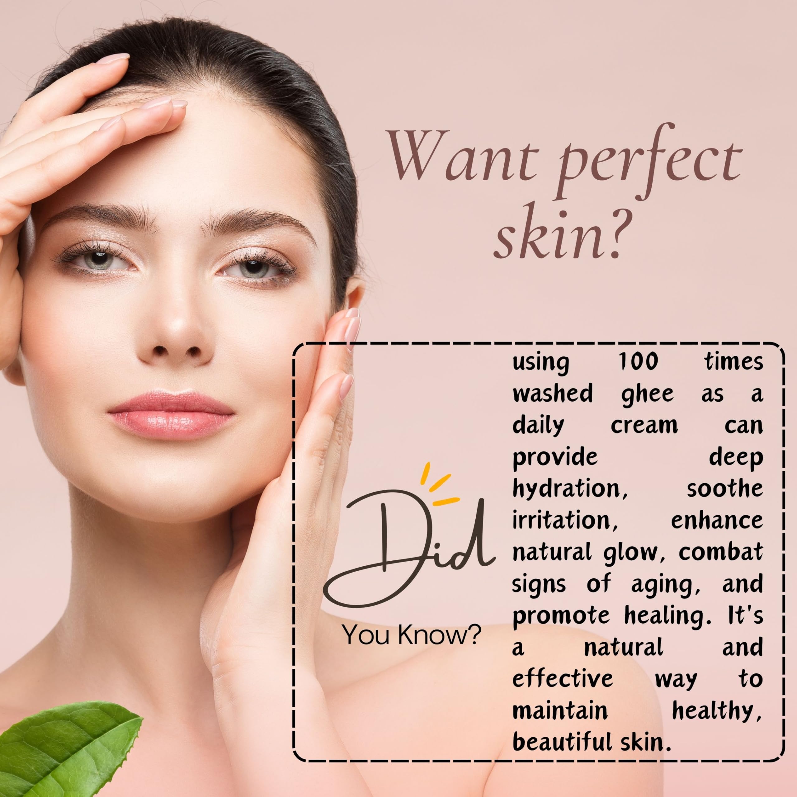 TATSAT - WELLNESS THROUGH AYURVEDA Shata Dhauta Ghrita 100 Times Washed Ghee Anti Aging Nourishing Cream Removes Stretch Marks -