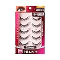 I-Envy 5 Pairs Demi Wispies False Lashes Multi Pack Natural Look Premium 100% Human Hair Fluffy Eyelashes, Volume & Curl, Lightw