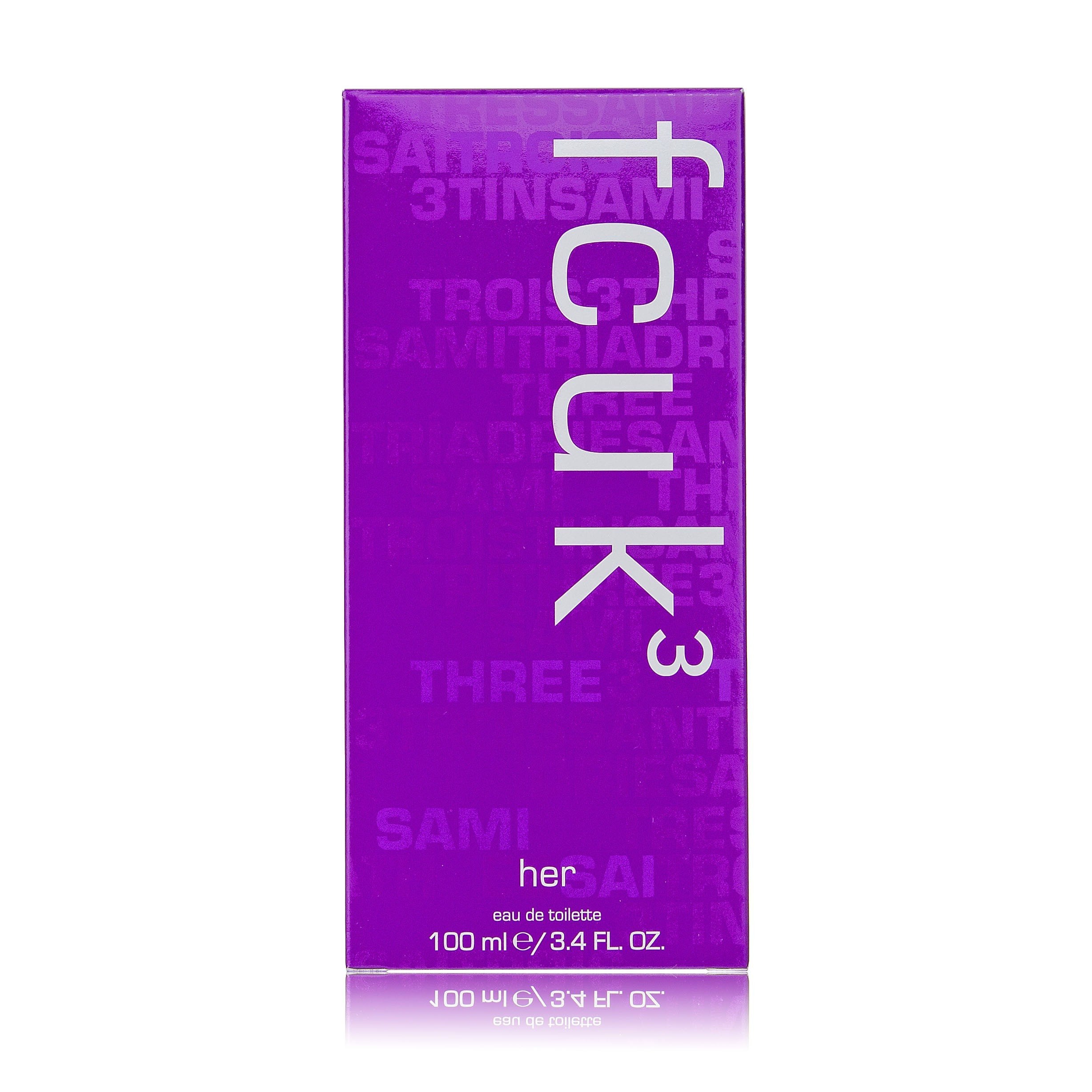 FCUK 3 by French Connection Eau De Toilette Spray 3.4 oz Women