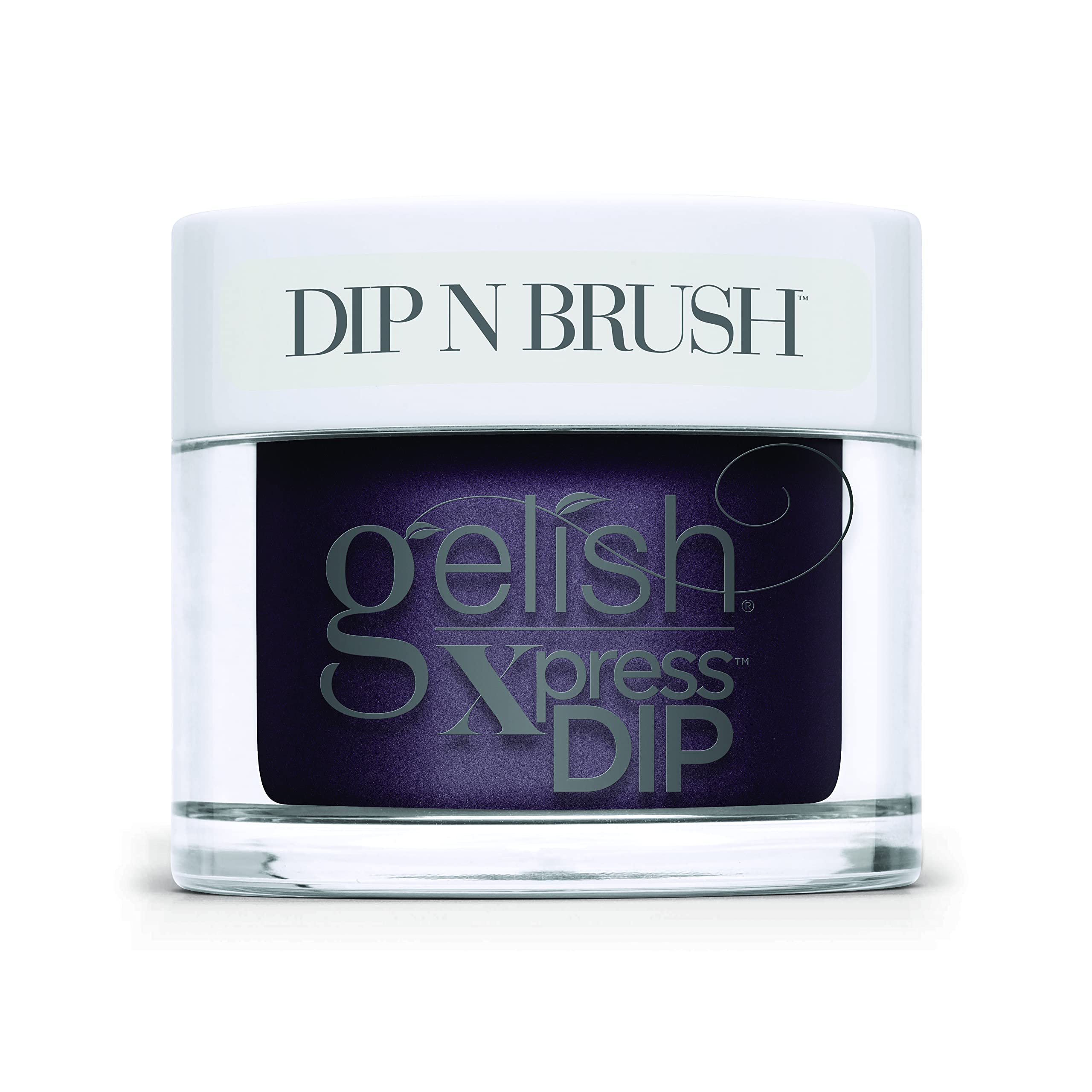 Gelish Fall Collection Plaid Reputation (Follow Suit) Black Nail Dip Powder, Vibrant Color, Professional Quality, High Shine, Ch