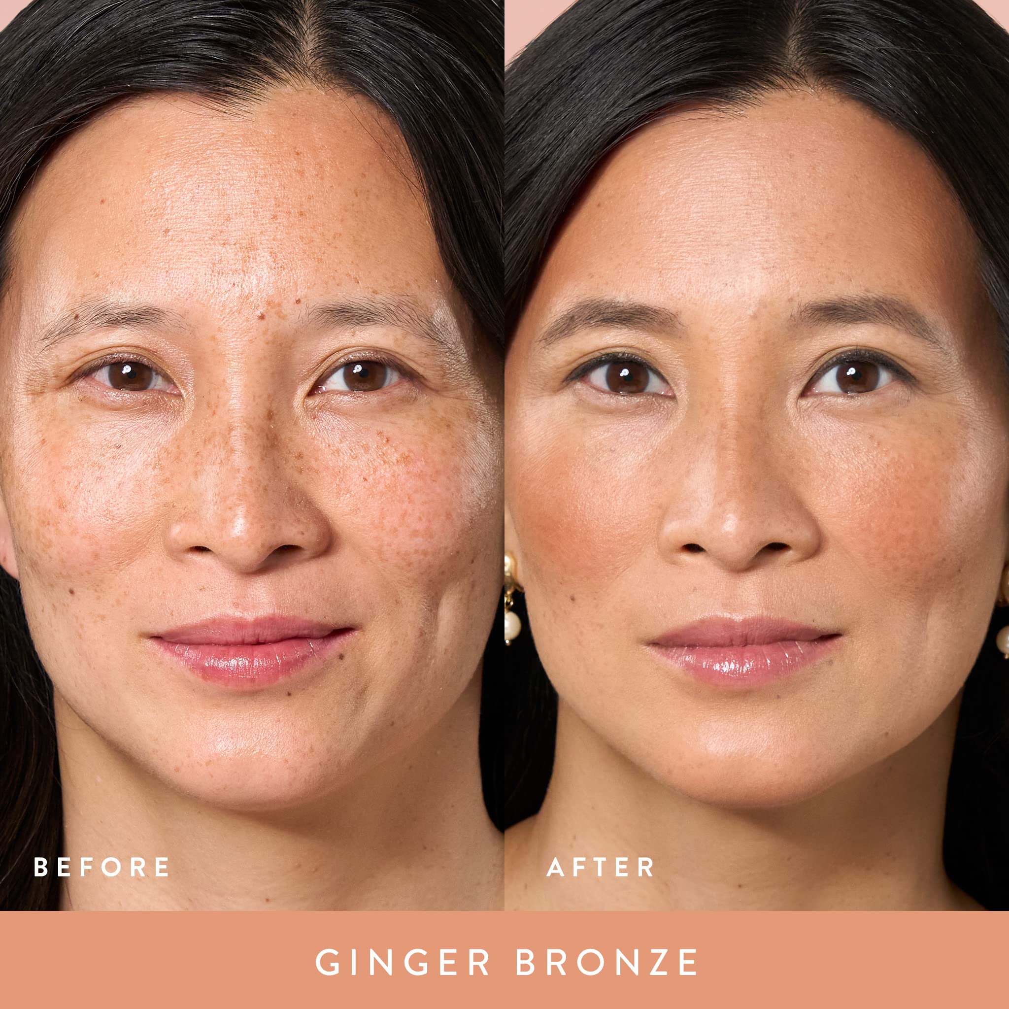 LAURA gELLER NEW YORK Baked Blush-n-Bronze Marbleized 2-in-1 Sculpting Bronzer Blush - ginger Bronze - contour Face with a Radia