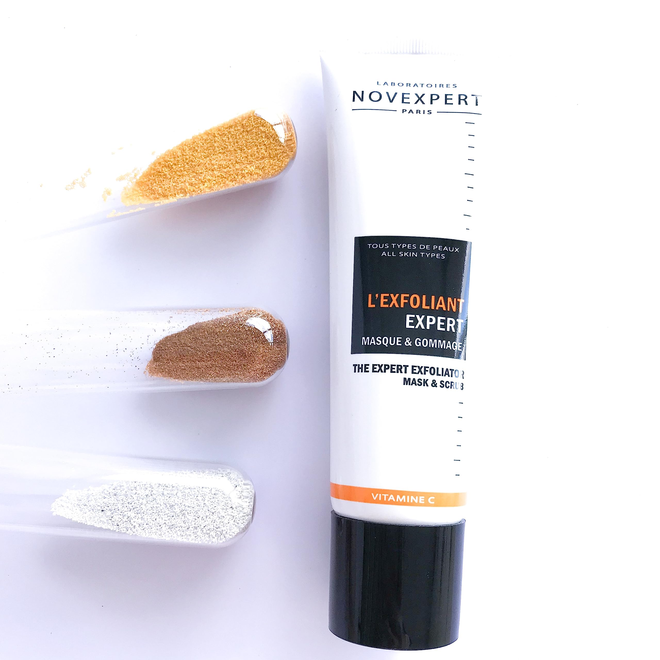 Novexpert The Expert Exfoliator - 2 In 1 Mask And Scrub - Smooth And Radiant Complexion - Exfoliates And Nourishes Skin - Hypoal