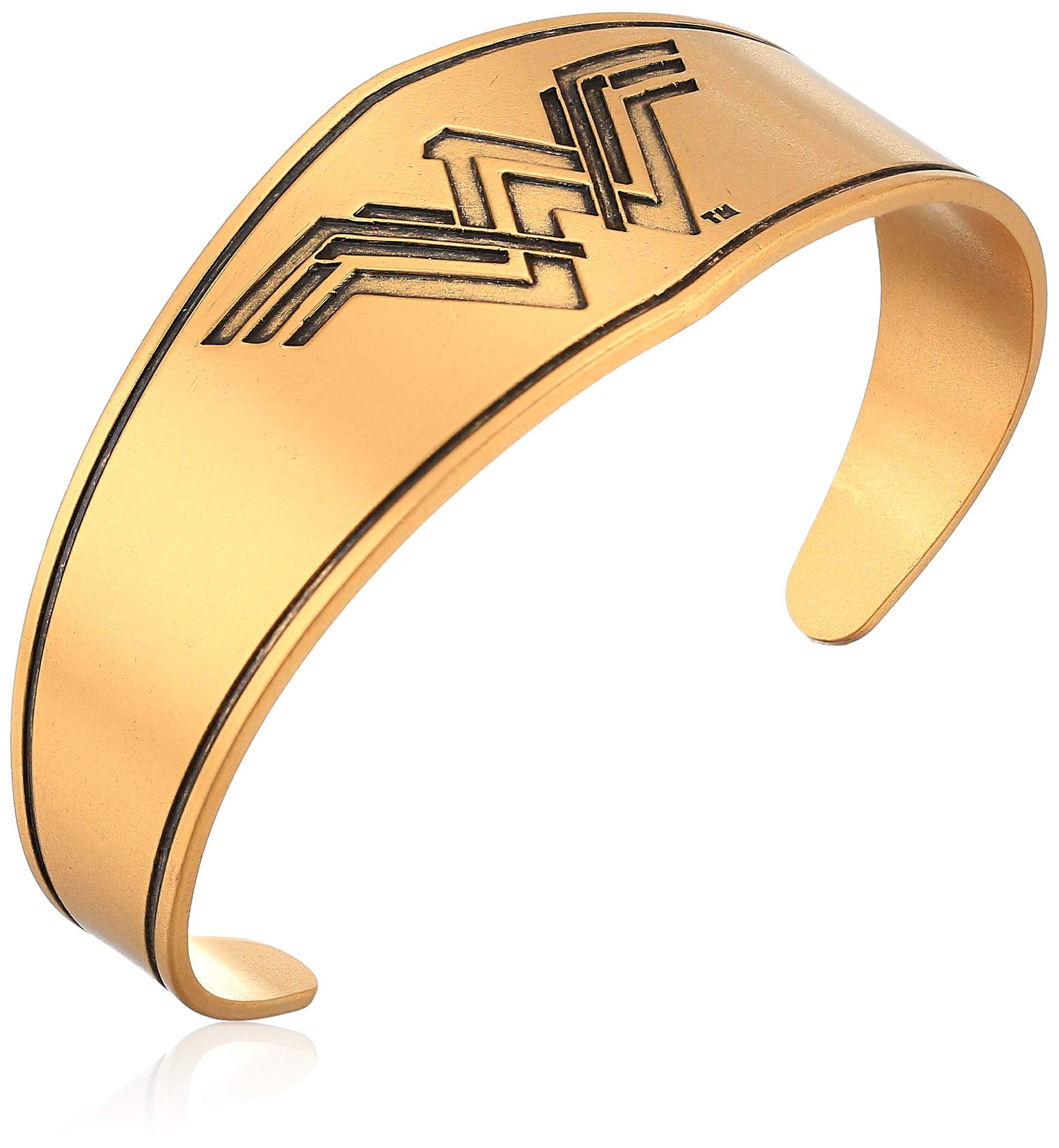 Alex and ANI Wonder Woman Logo Cuff Bracelet