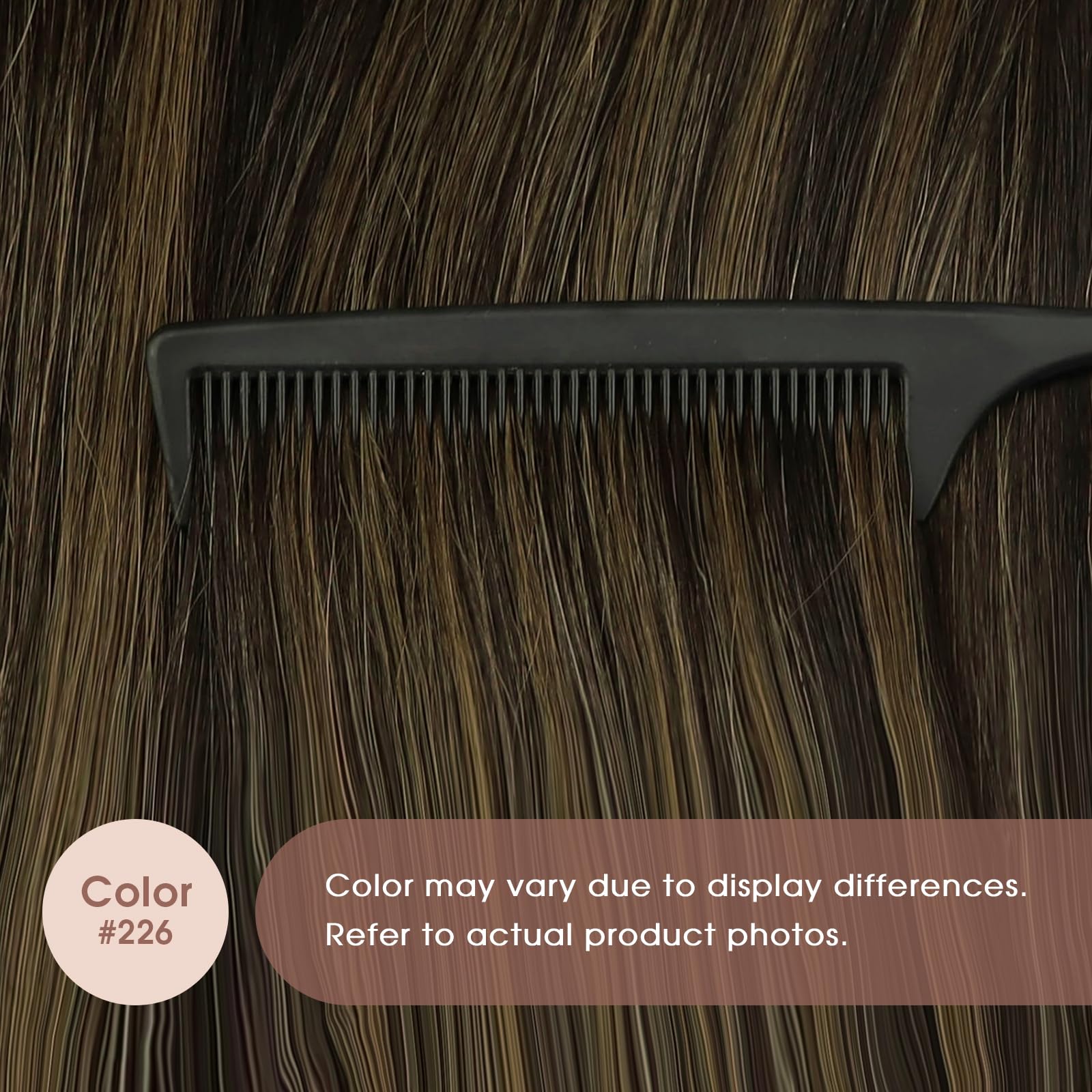 Sunny Hair Tape In Hair Extensions Human Hair Brown Ombre Seamless Tape In Extensions Human Hair Dark Brown To Medium Brown Ombr