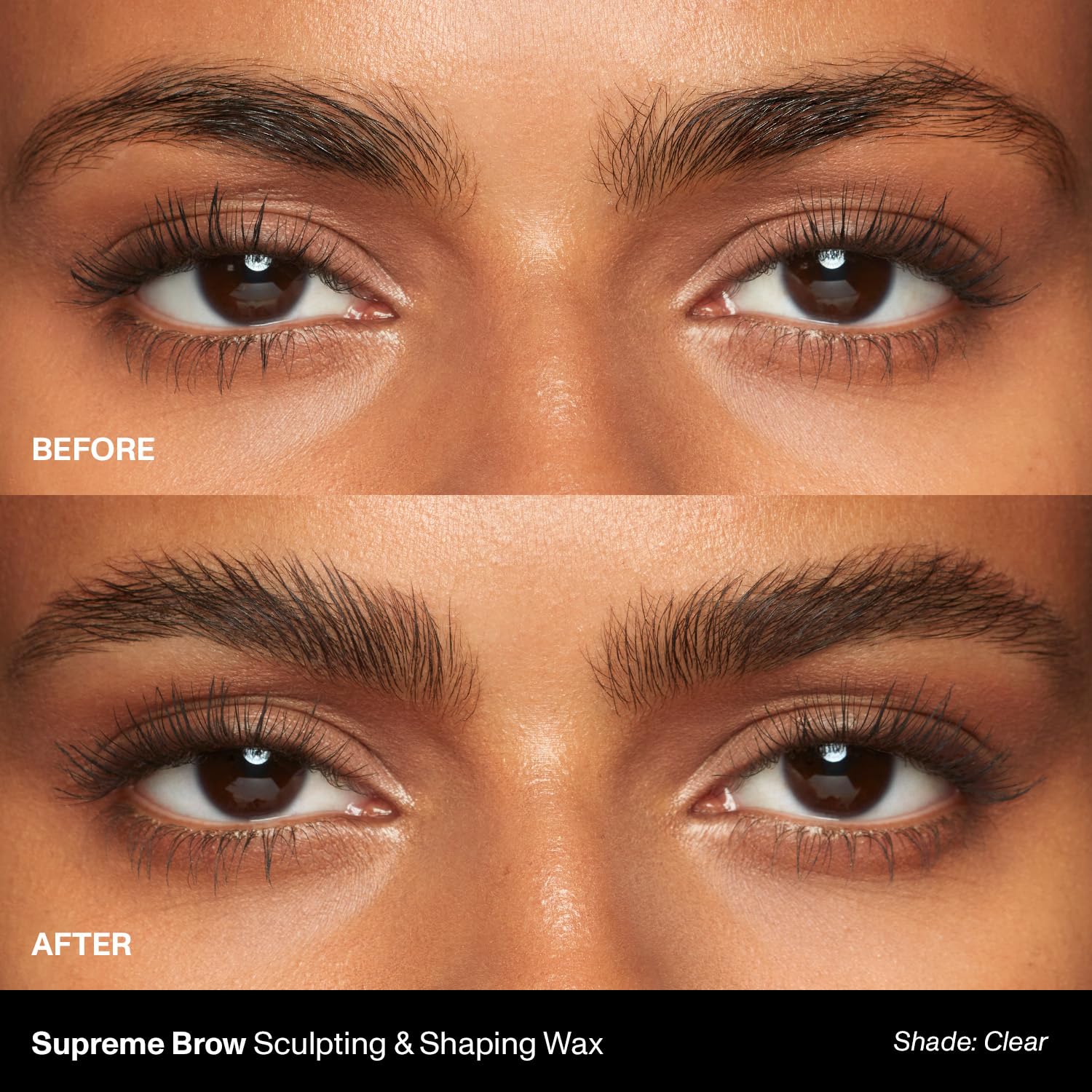 MORPHE Supreme Brow Wax - Long-Lasting, Water-Resistant Eyebrow Wax - Clear, 0.21 oz