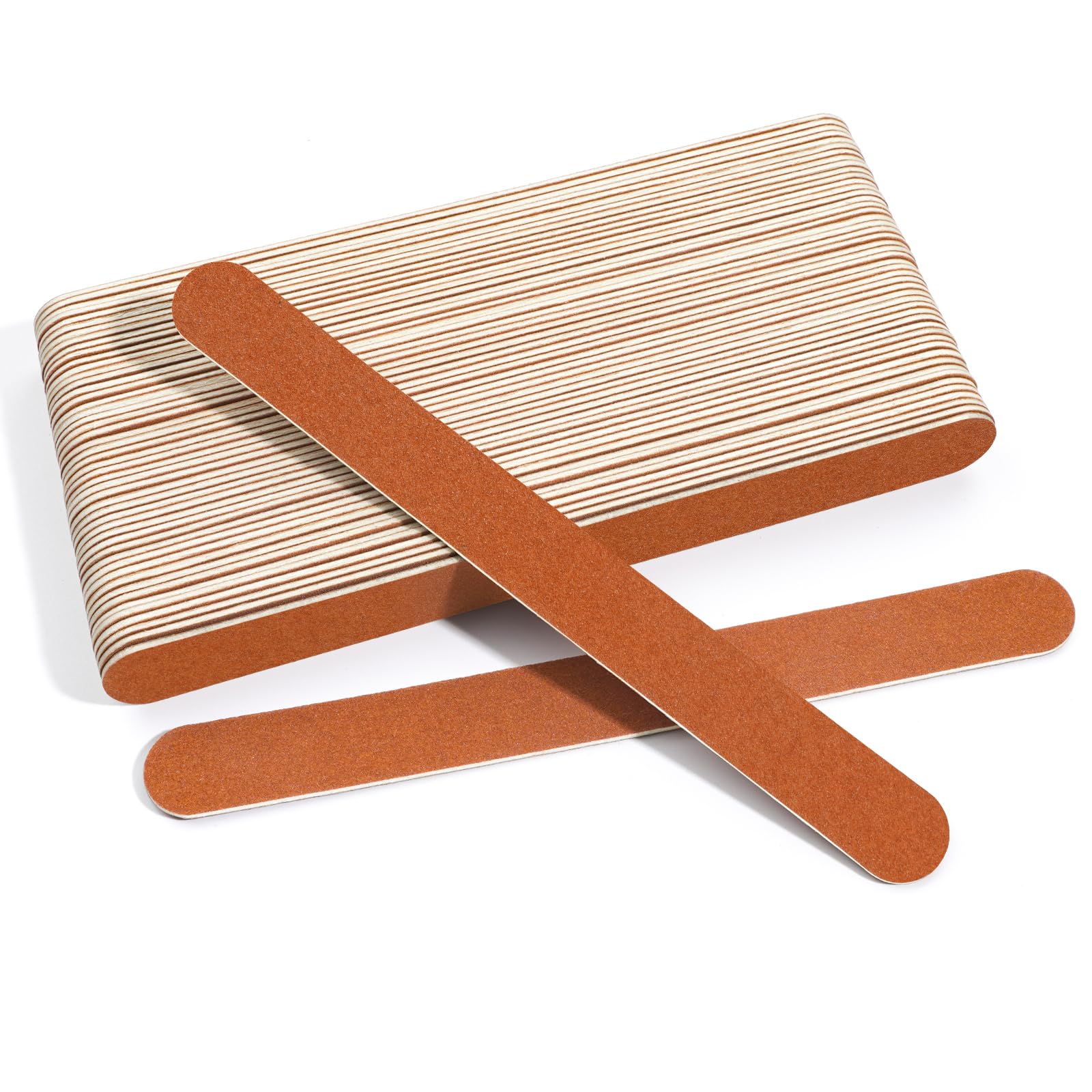 Canvalite Nail File Large Emery Boards for Nails,180 Grit Nail Files for Natural Nails, Thin Emory Nail File Pack Manicure Tool 