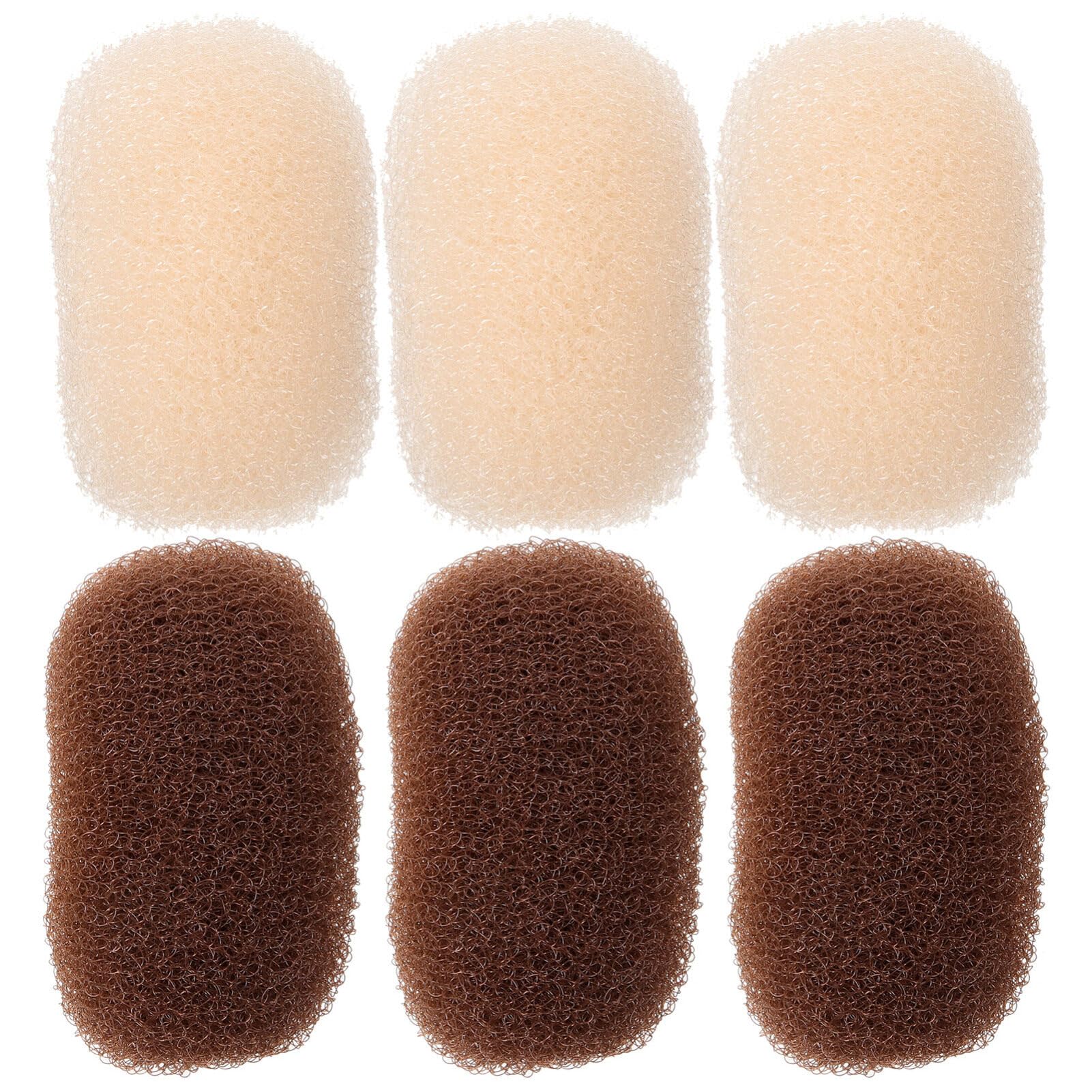 Minkissy Hair Volume Hair Bumps For Volume Insert 6 Pack Bump It Up Volume Hair Clips For Women Bump It Hair Accessory Hair Padd