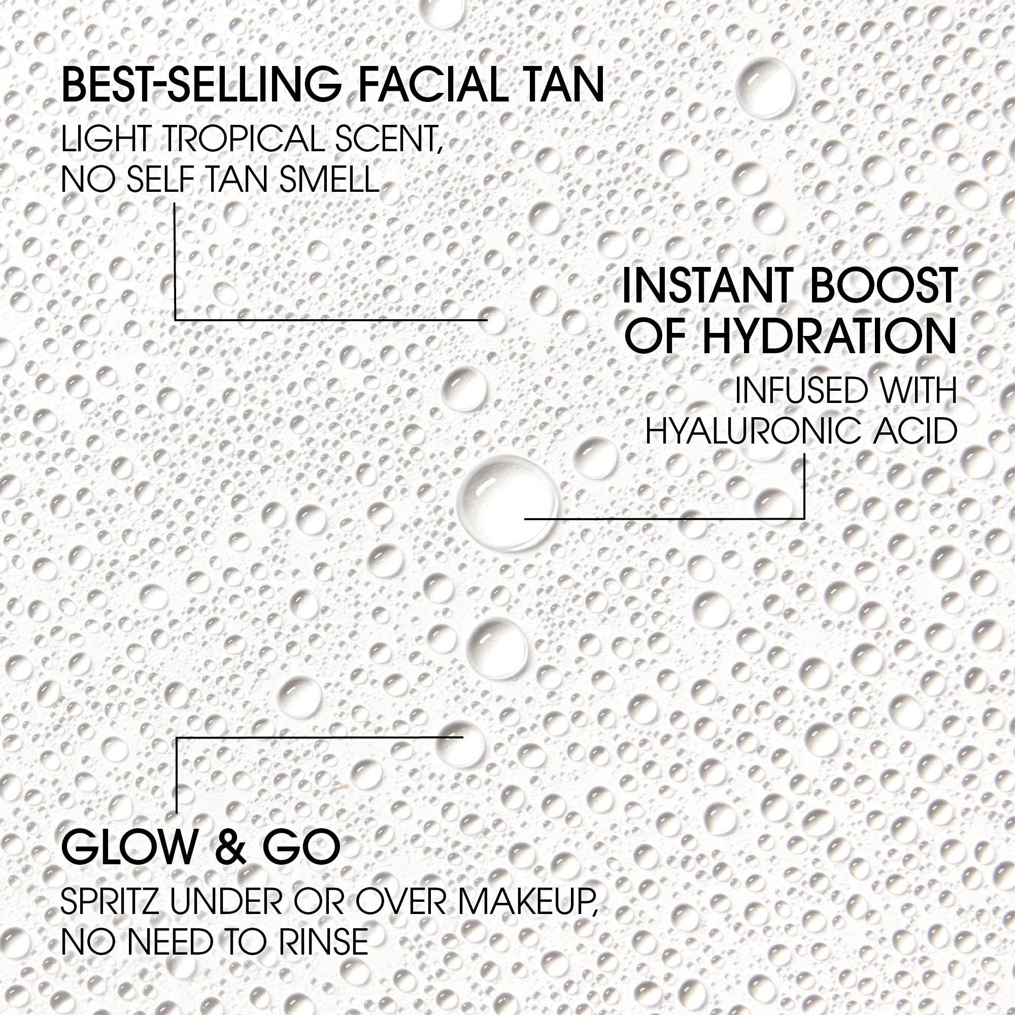 St Tropez Self Tan Purity Face Mist, Natural Sunkissed Glow Face Tan With Hyaluronic Acid & Antioxidants, Vegan, Natural & Cruel