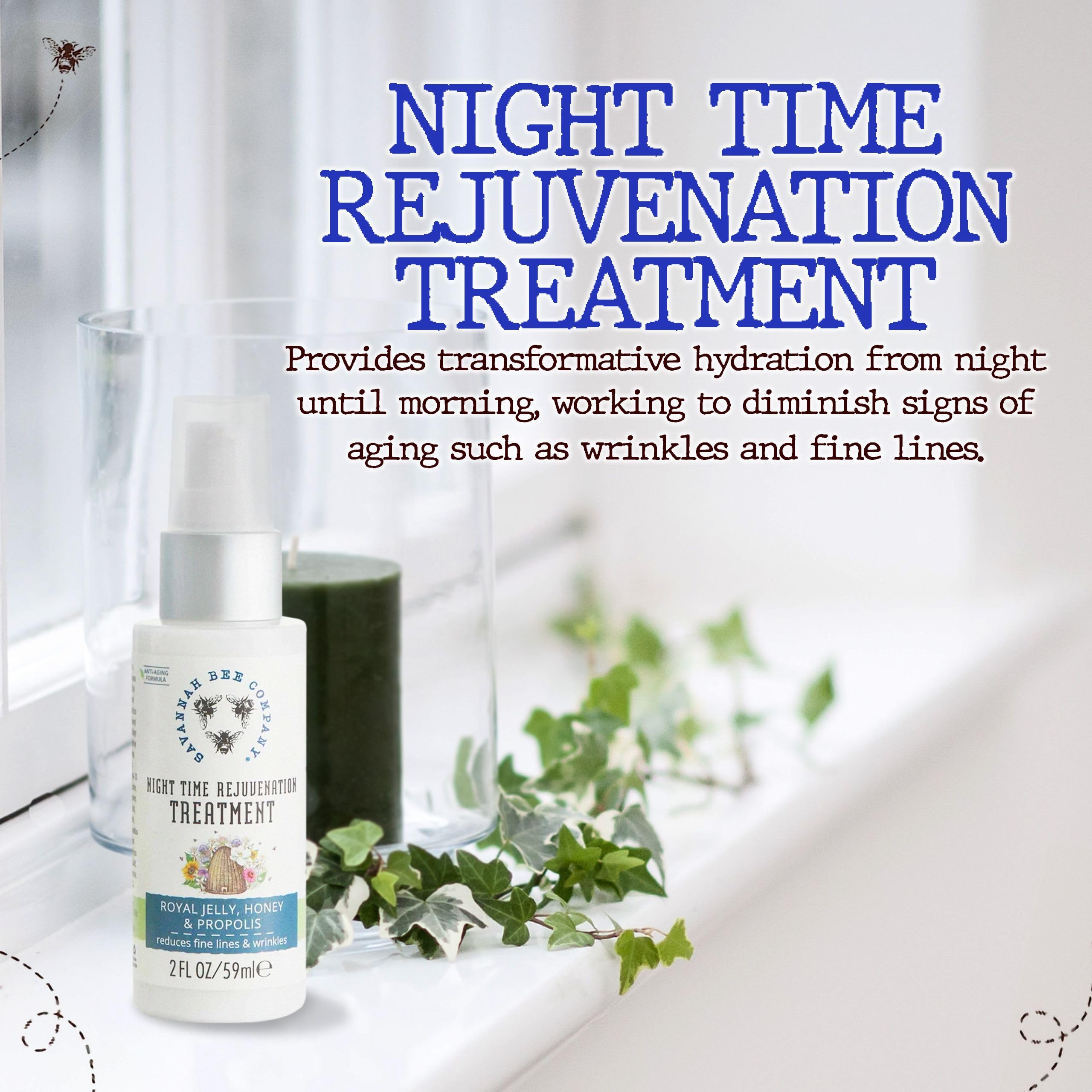 Savannah Bee Company Night Time Rejuvenation Treatment