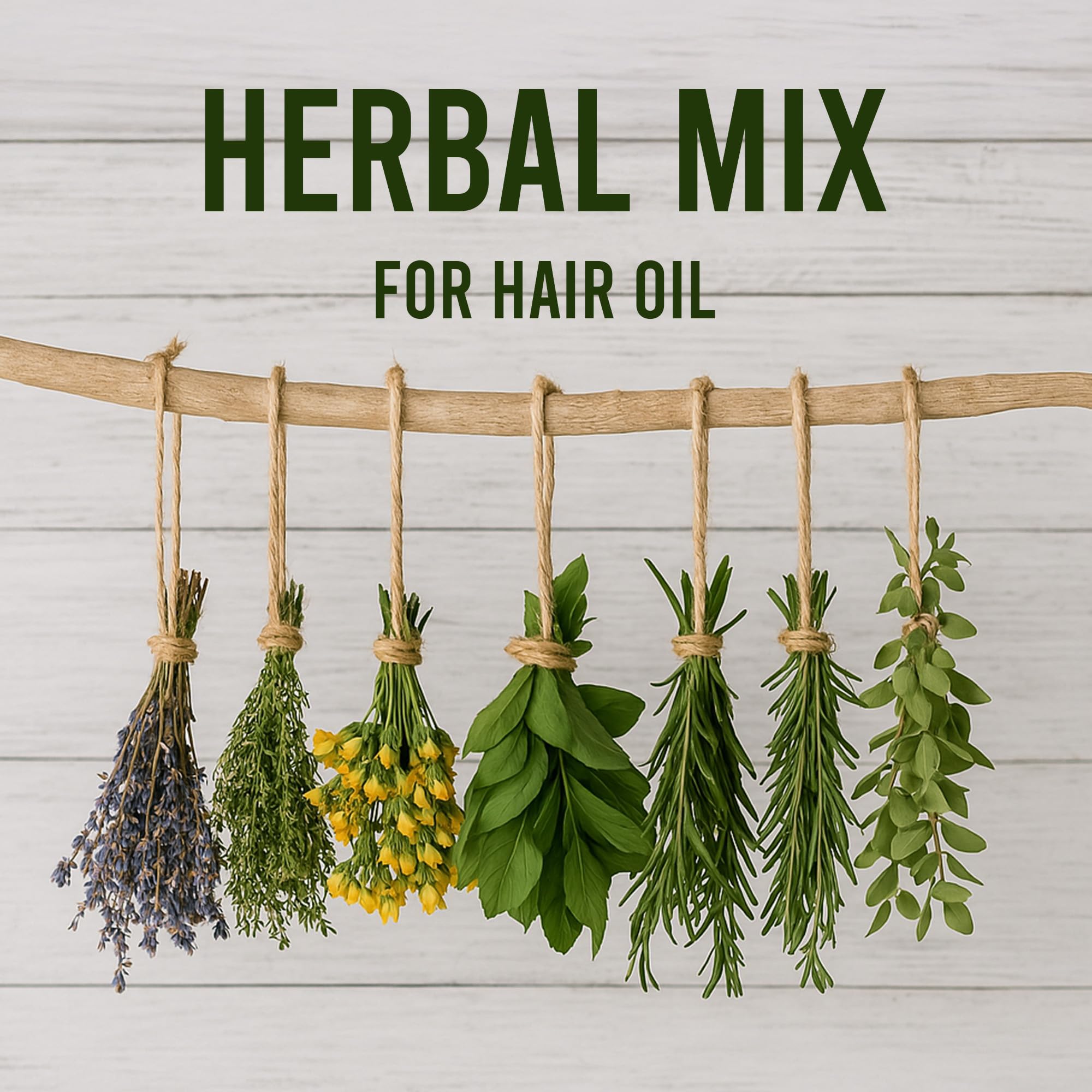 Wells Herb | Ayurvedic Hair Oil Mix | 2.5Oz(70G) X 2 Pack | 18 Kinds Of Essential Herb | Hair Growth | Hair Repair | Hair Fall |
