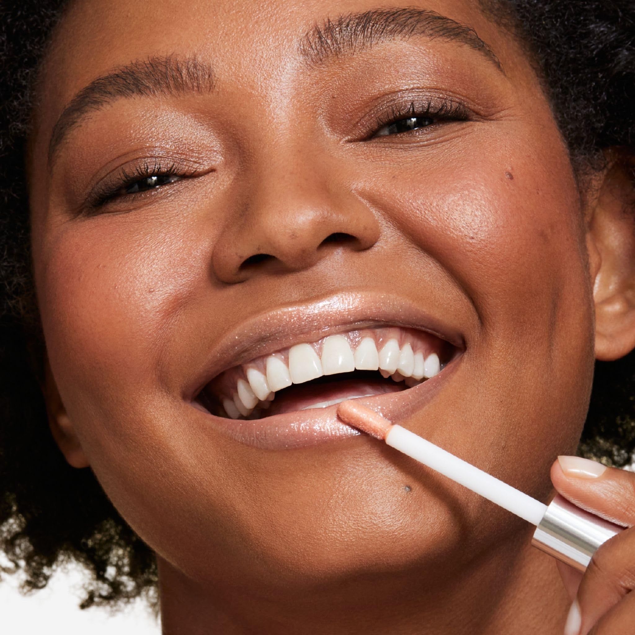 Woosh Beauty, Spin-On Lip Gloss, Hydrating Hyaluronic Acid & Shea Butter, No Fine Lines, Shine Finish, Vegan & Cruelty-Free - Gl