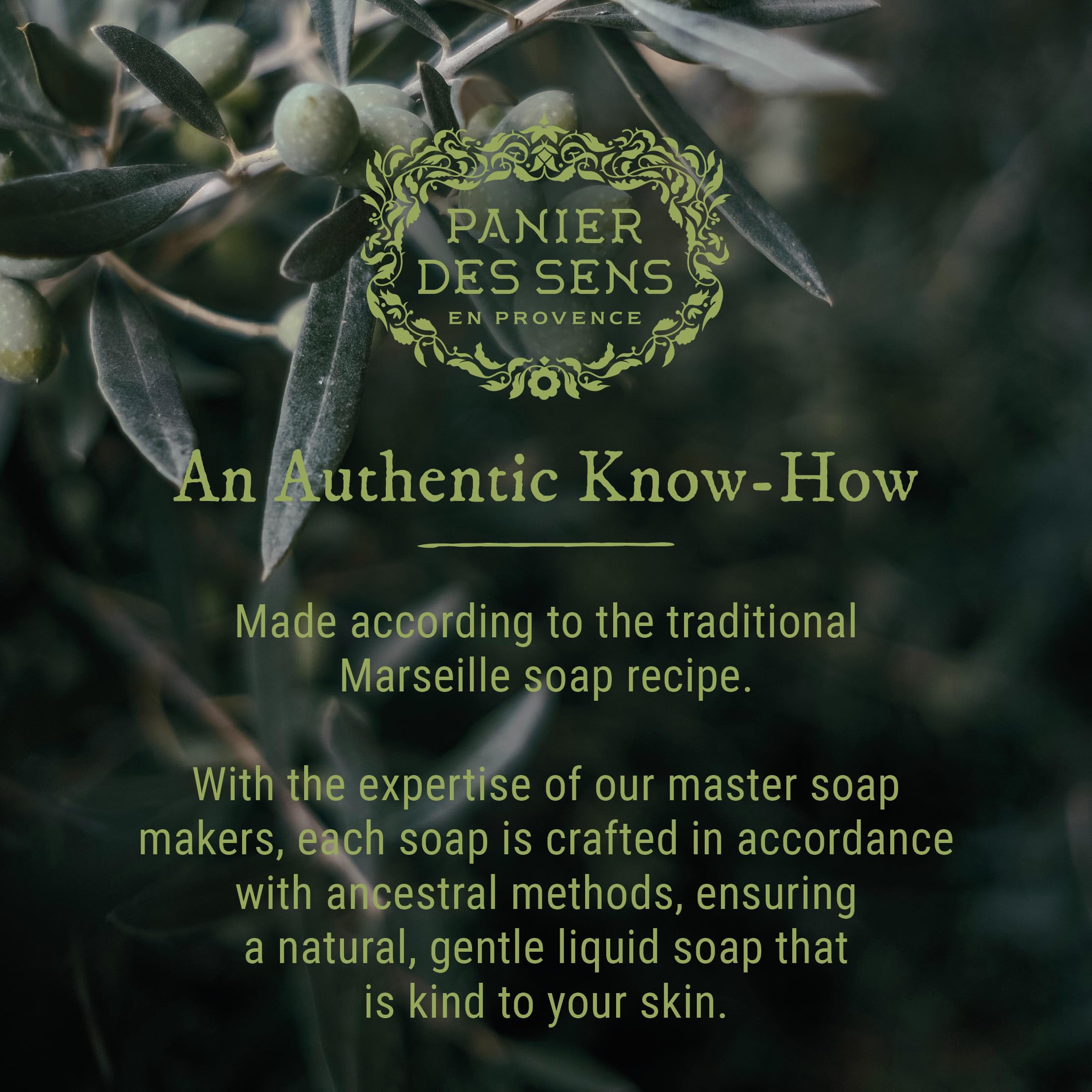 Panier Des Sens - Marseille Liquid Hand Soap - Verbena Hand Wash - Moisturizing Soap With Coconut Oil - Bathroom & Kitchen Refil