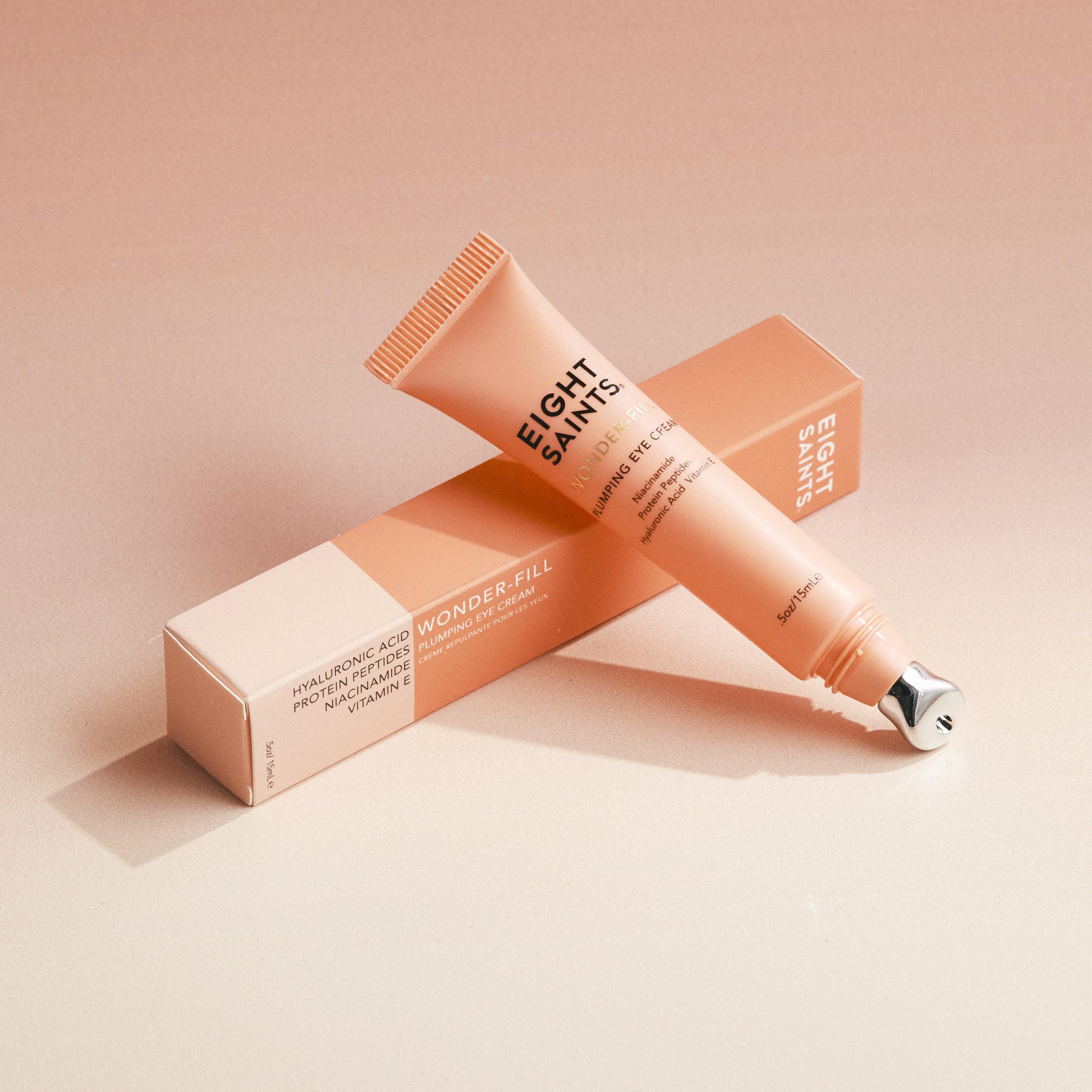 Eight Saints Wonder-Fill Plumping Eye Cream, Natural And Organic Anti Aging Under Eye Cream To Plump Skin, Reduce Wrinkles, Fine