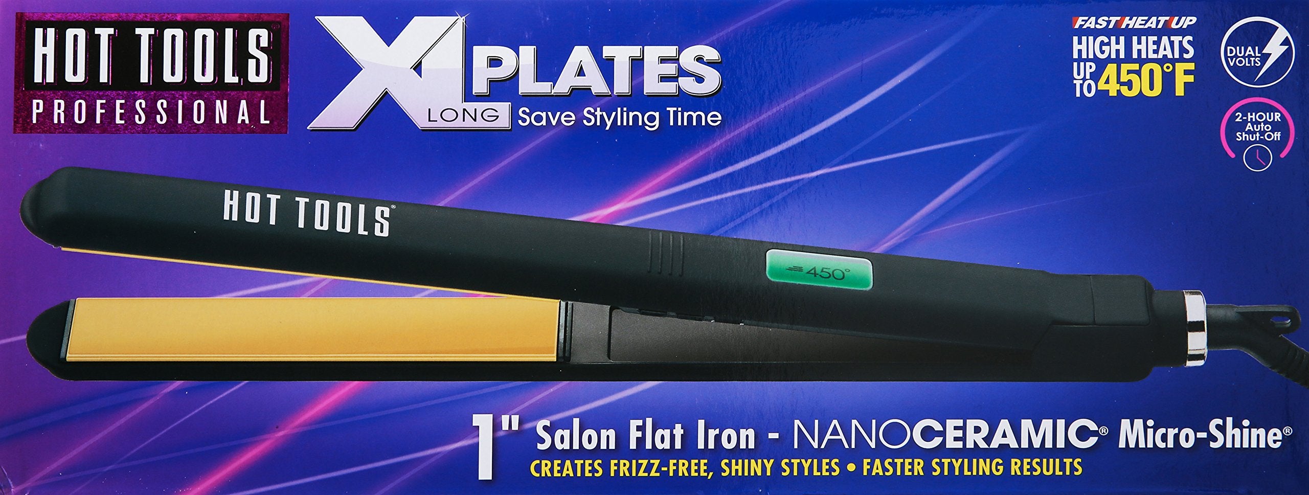 HOT TOOLS 1 Flat Iron - Extra Long Plate