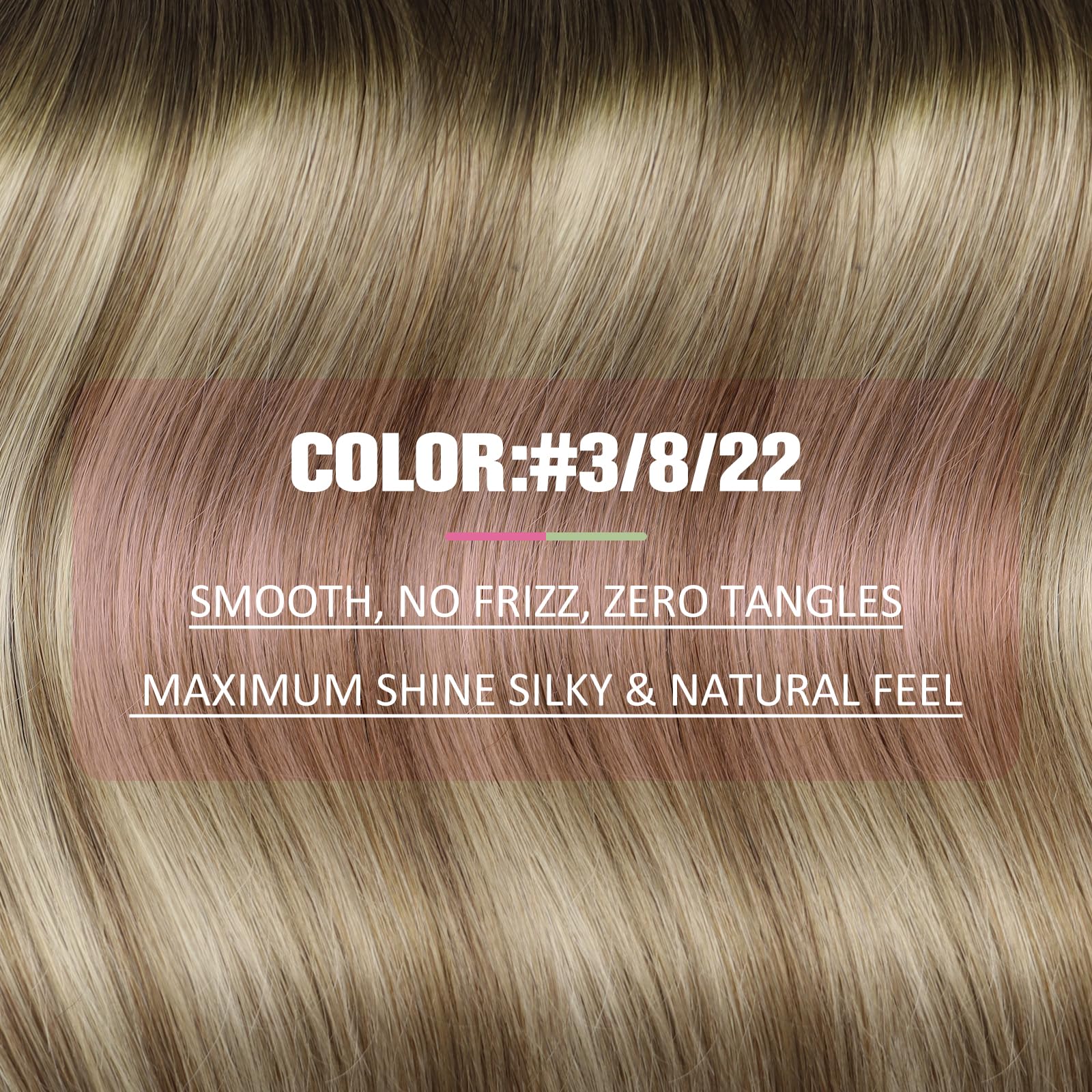 YoungSee Tape in Hair Extensions Real Human Hair Balayage 12In 30g Tape in Extension Balayage Brown with Blonde Tape ins Human H