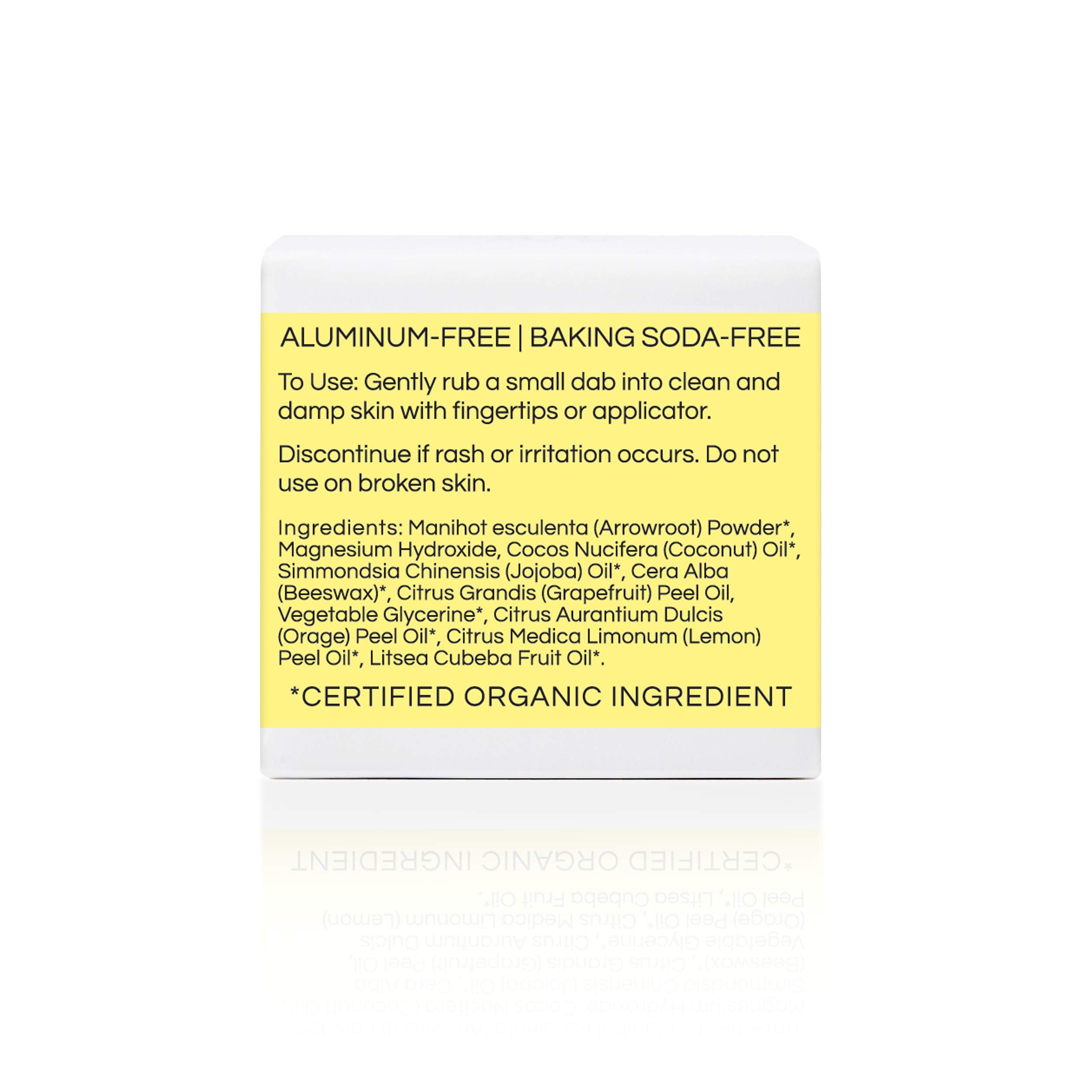 Little Seed Farm All Natural Deodorant Cream, Aluminum Free Deodorant For Women Or Men, 24 Ounce - Grapefruit Lemon