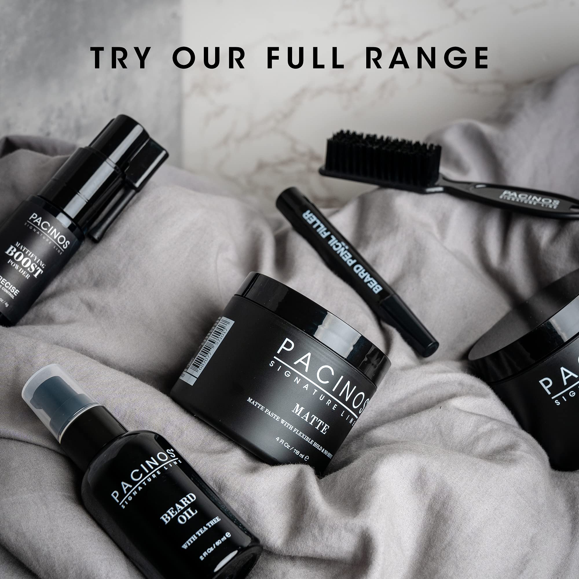 Pacinos Beard Pencil Filler - Water Proof, Long Lasting Coverage & Natural Finish - Beard, Moustache & Eyebrows - Micro-Fork Tip