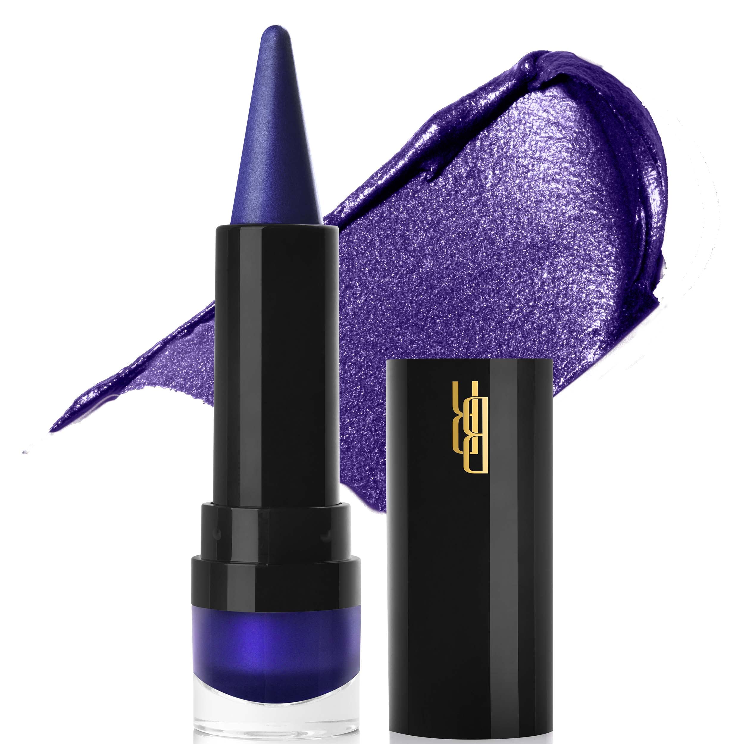 Black Radiance Metalicious Metallic Lipstick - Purple Reigns (Violet), 1 Fl Oz - Lip Sculptor for Bold, Vibrant Color