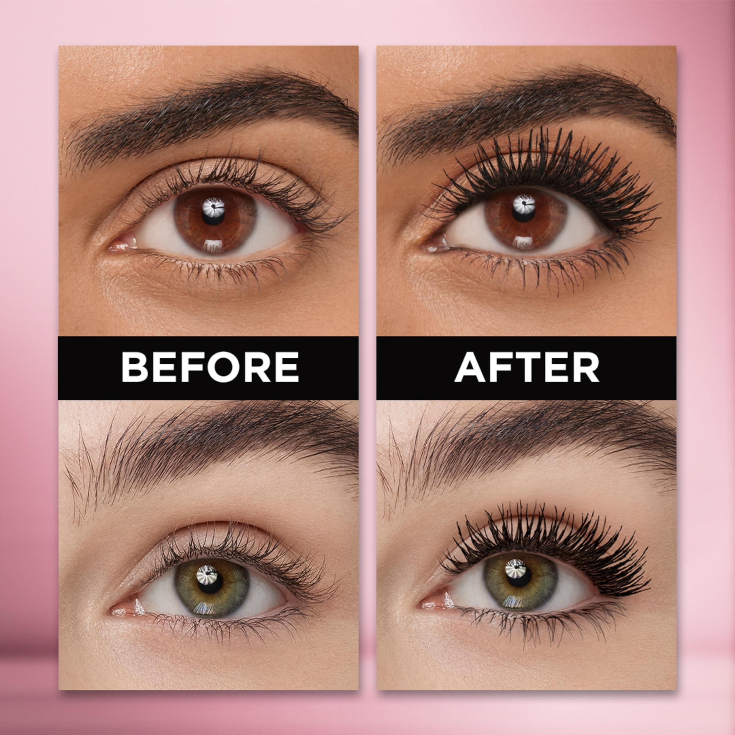 Loral Paris Makeup Lash Paradise Mascara, Voluptuous Volume, Intense Length, Feathery Soft Full Lashes, No Flaking, No Smudging,