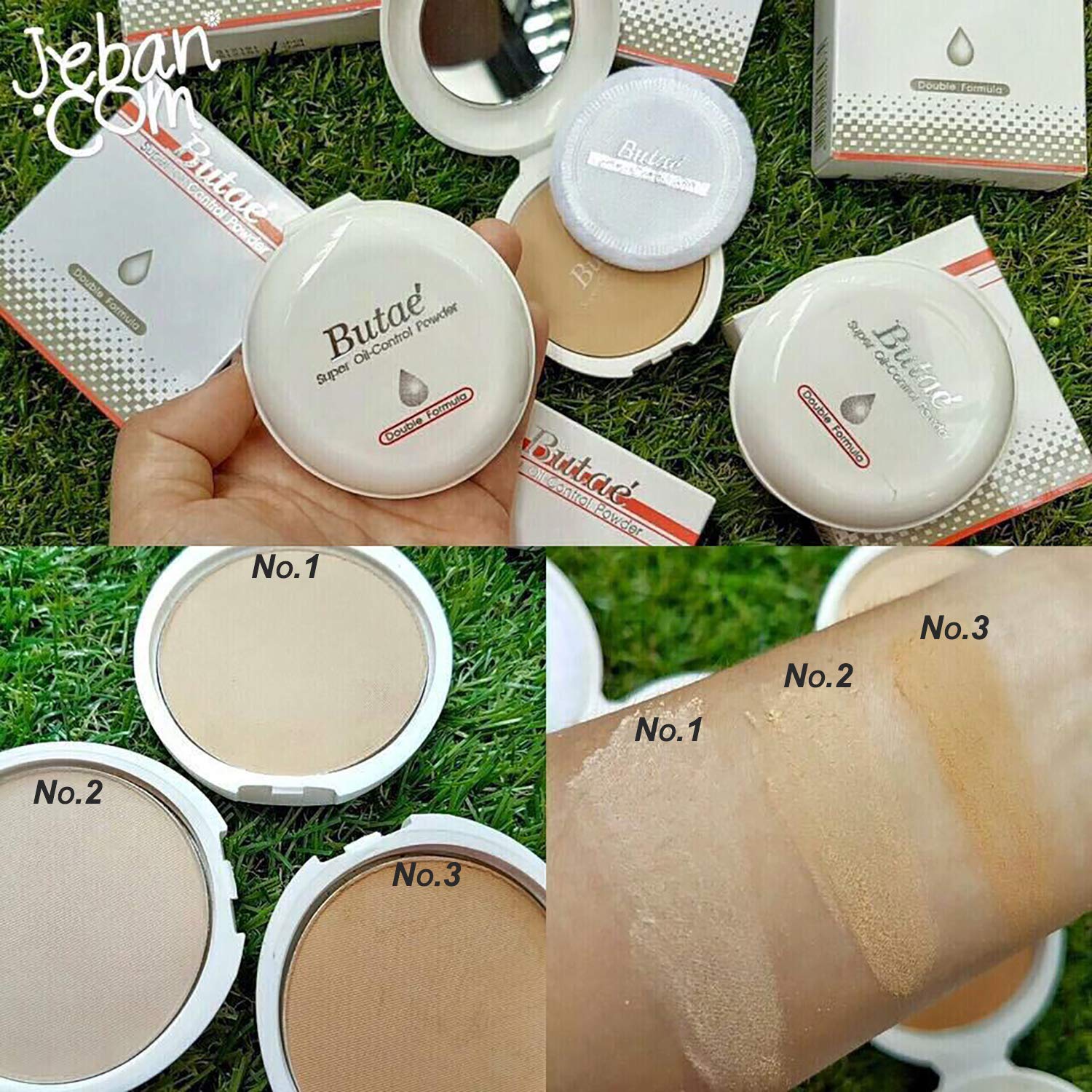 Super Oil Control Face Compact Foundation Powder Loose Translucent Perfect Skin Smooth Radiance Oil-Free Pressed Light Weight Lo