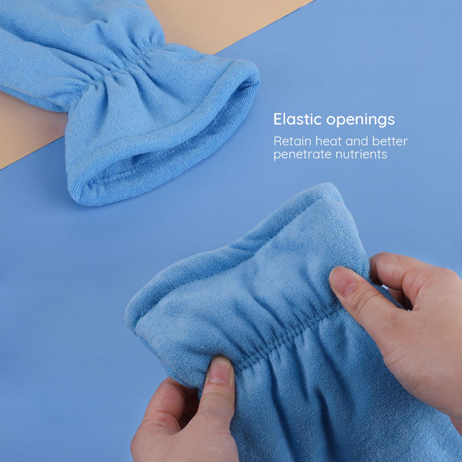 Paraffin Wax Mitts For Hand And Feet, Segbeauty Thick Paraffin Bath Mitts And Booties With Double Terry Clothes, Snug Elastic Op