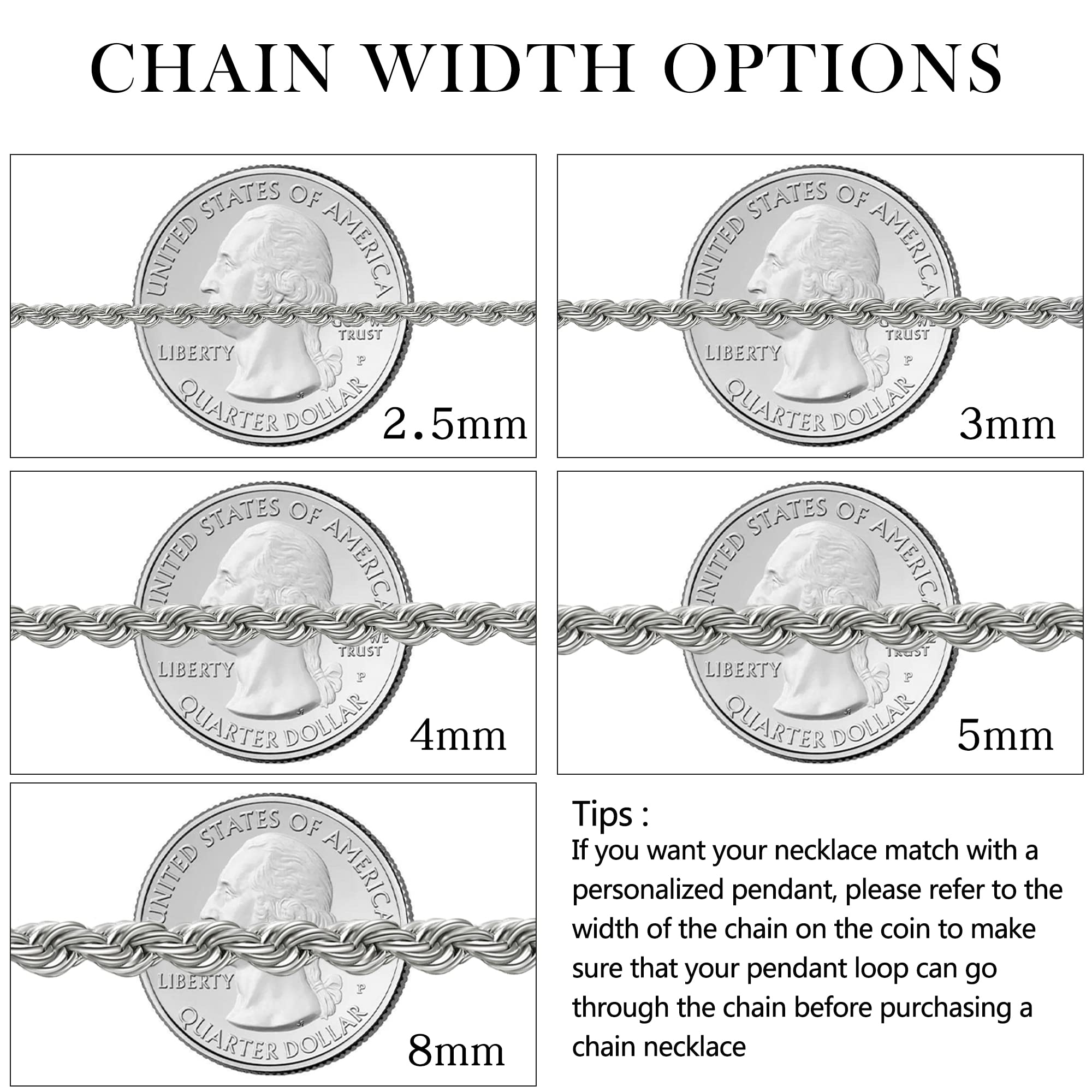 HolyFast Twist Chain Bracelets - Stainless Steel Rope Jewelry for Men & Women