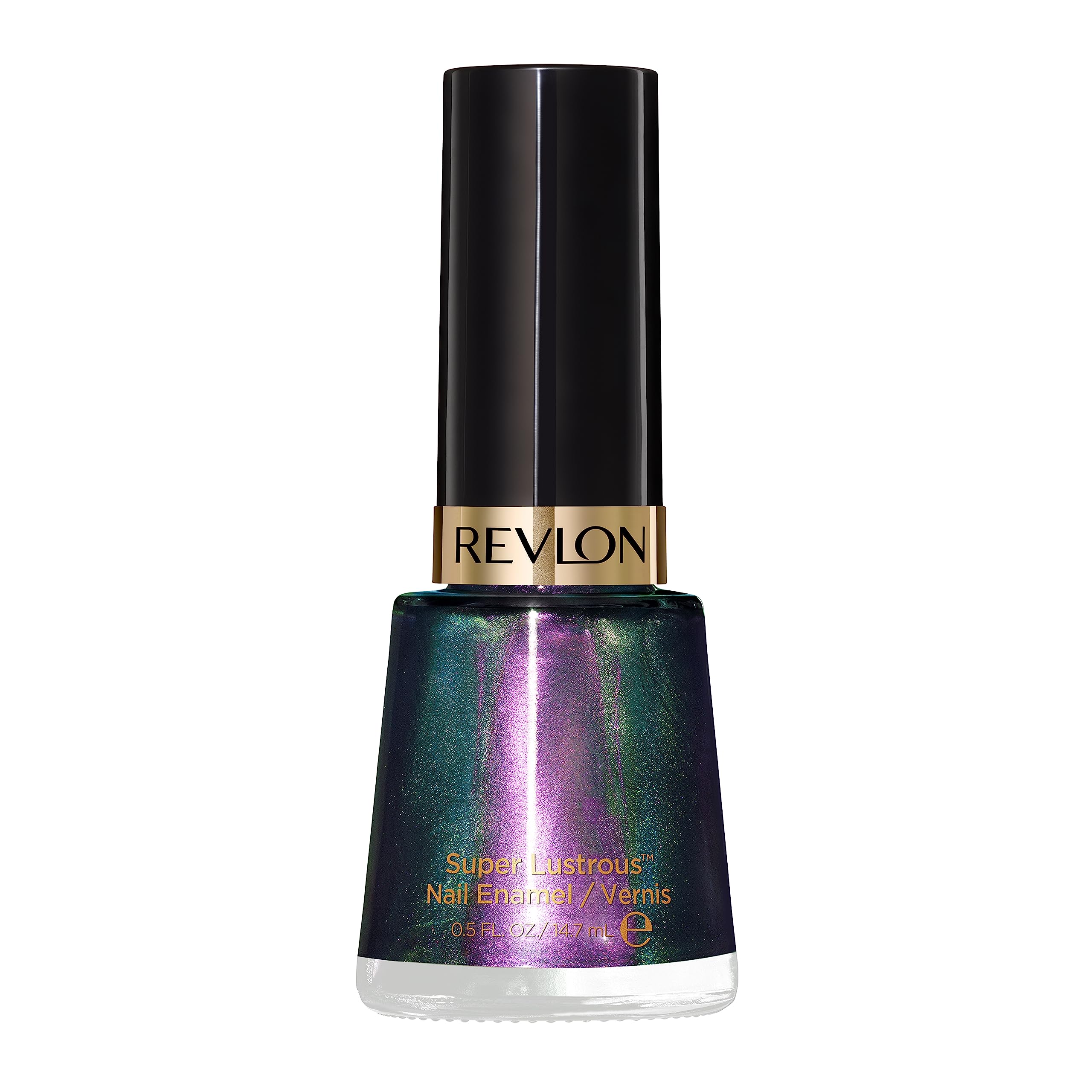 REVLON Super Lustrous Nail Enamel Polish, Chip Resistant, 0.5 fl oz, High Shine Finish, 120 Amethyst Smoke