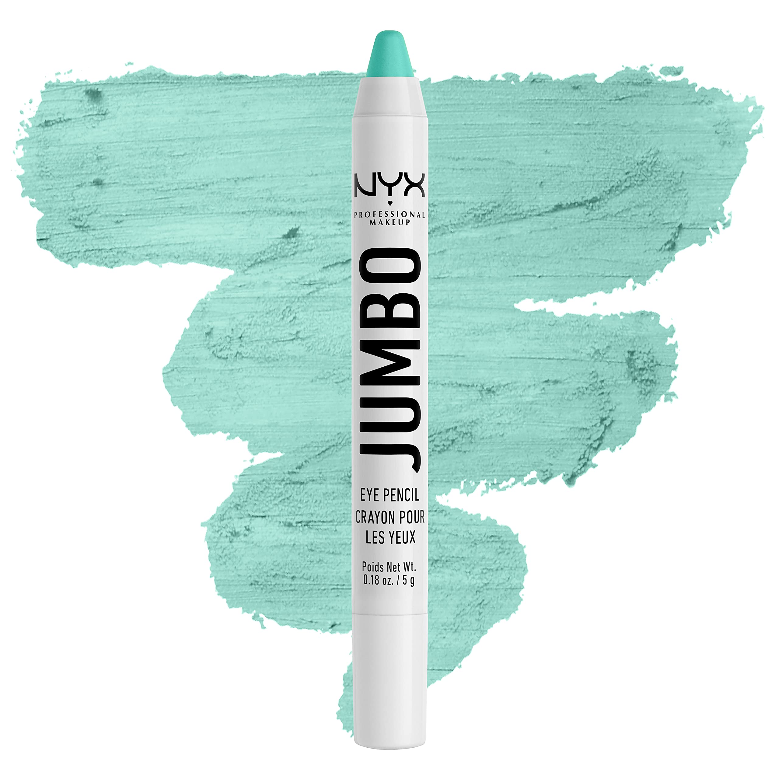 Nyx Professional Makeup Jumbo Eye Pencil, Eyeshadow & Eyeliner Pencil - Macaroon (Mint)