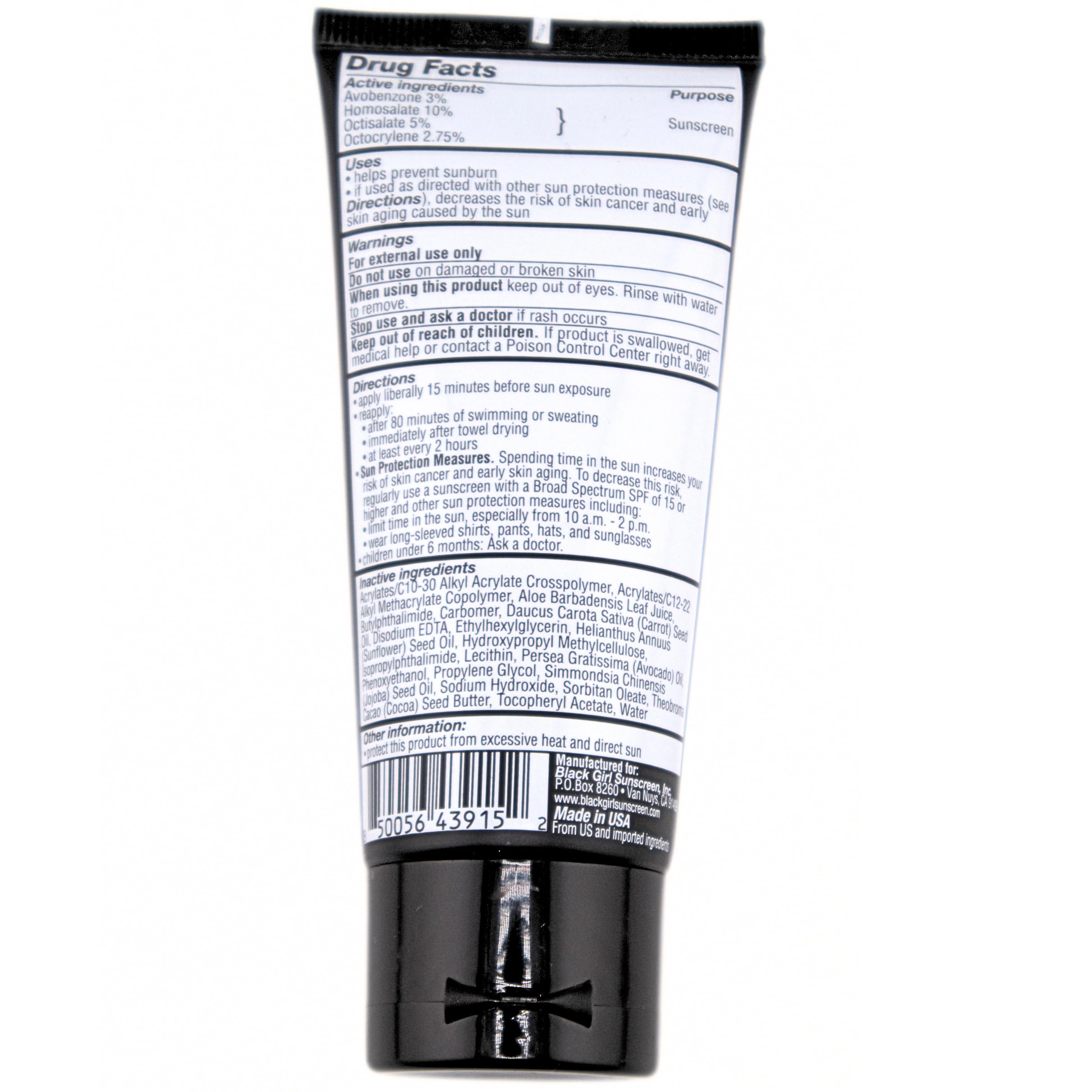 Black Girl Sunscreen - Face & Body Moisturizing Sunscreen Lotion Spf 30, No White-Residue For Melanin Rich Skin (2 Fl. Oz.)