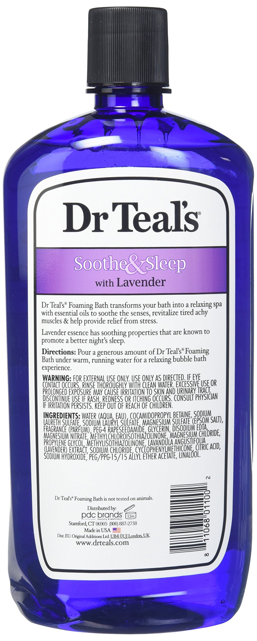 Dr. Teal'S Foaming Bath, Lavender, 34 Fluid Ounce,Pack Of 2
