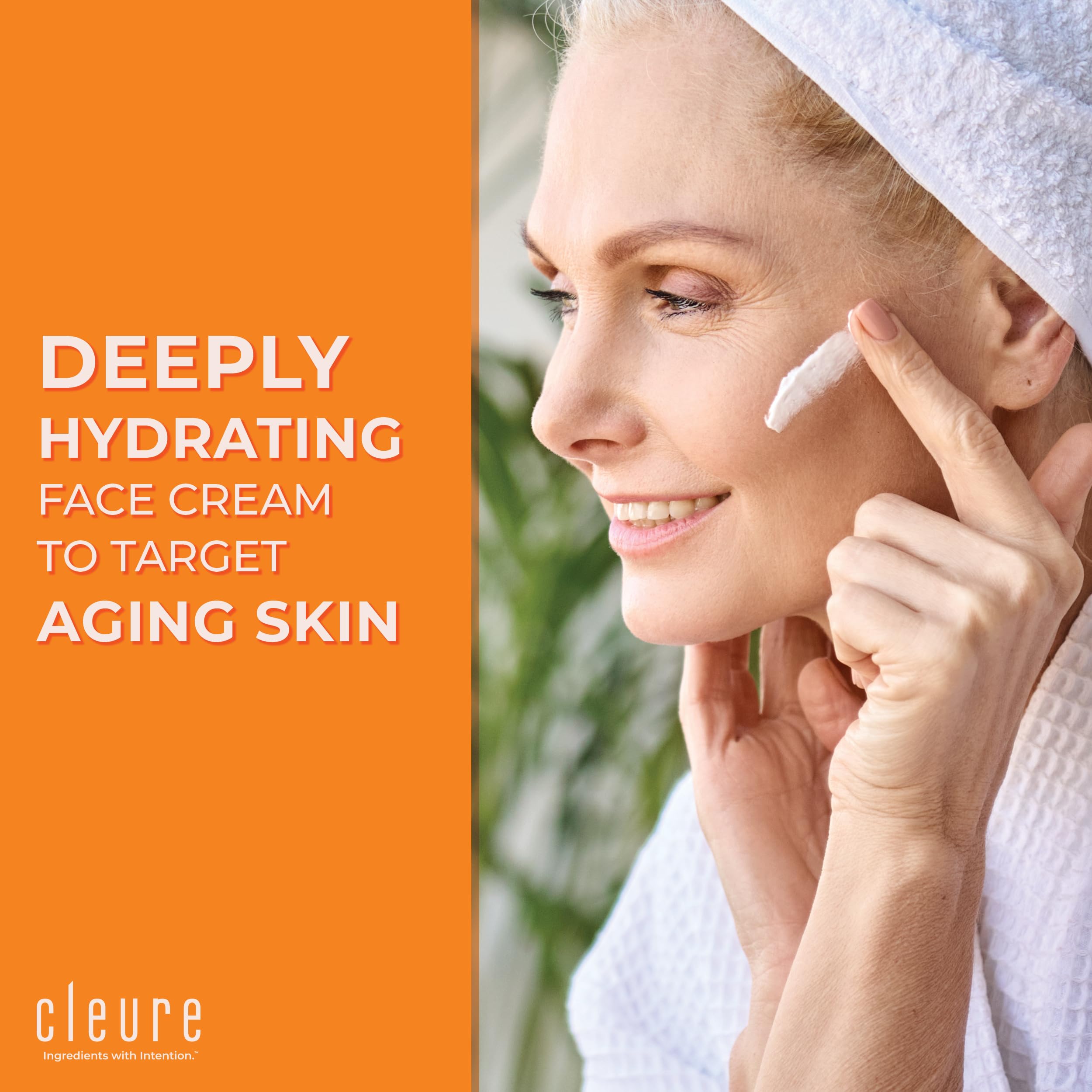 Cleure Hyaluronic Acid & Shea Butter Anti-Aging Night Cream for Sensitive Skin, Gluten, Salicylate, Paraben & Fragrance Free (2