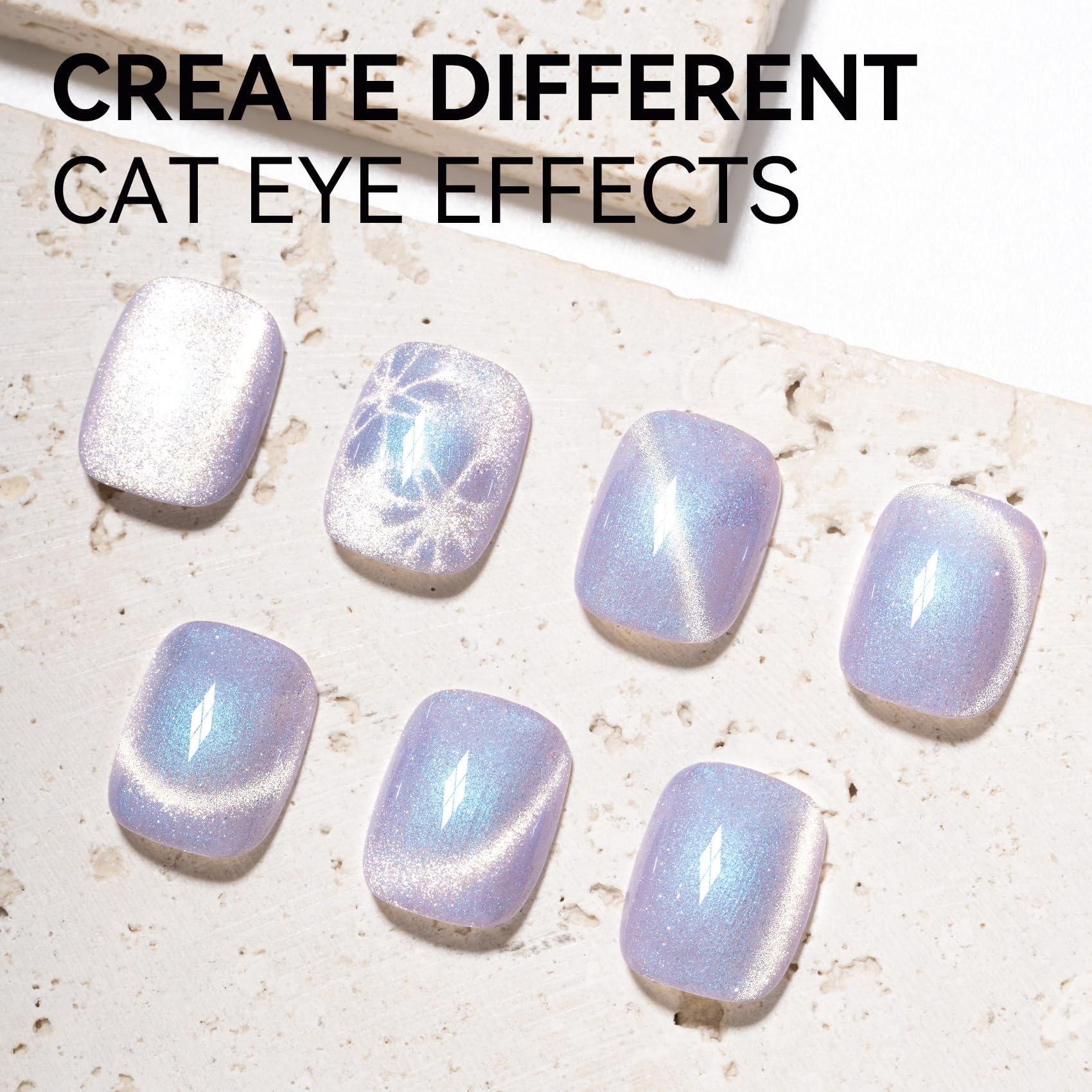Maychao 15Ml Cat Eye Gel Nail Polish 1Pc Aurora Mermaid 04 Gel Polish With Magnet Soak Off Holographic Magnetic Nail Polish For